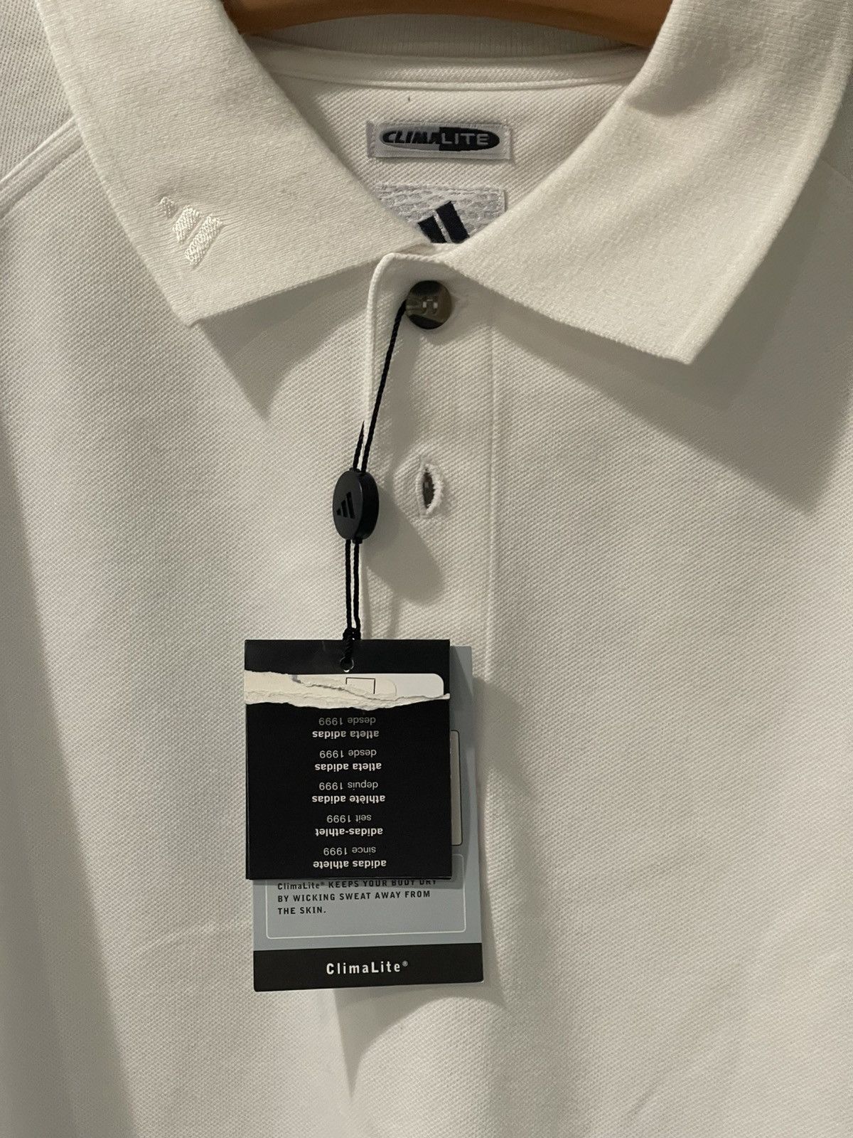 Adidas × Vintage Vintage NOS Adidas Golf Oversize L/S Climalite Polo Size XL Size US XL / EU 56 / 4 - 2 Thumbnail