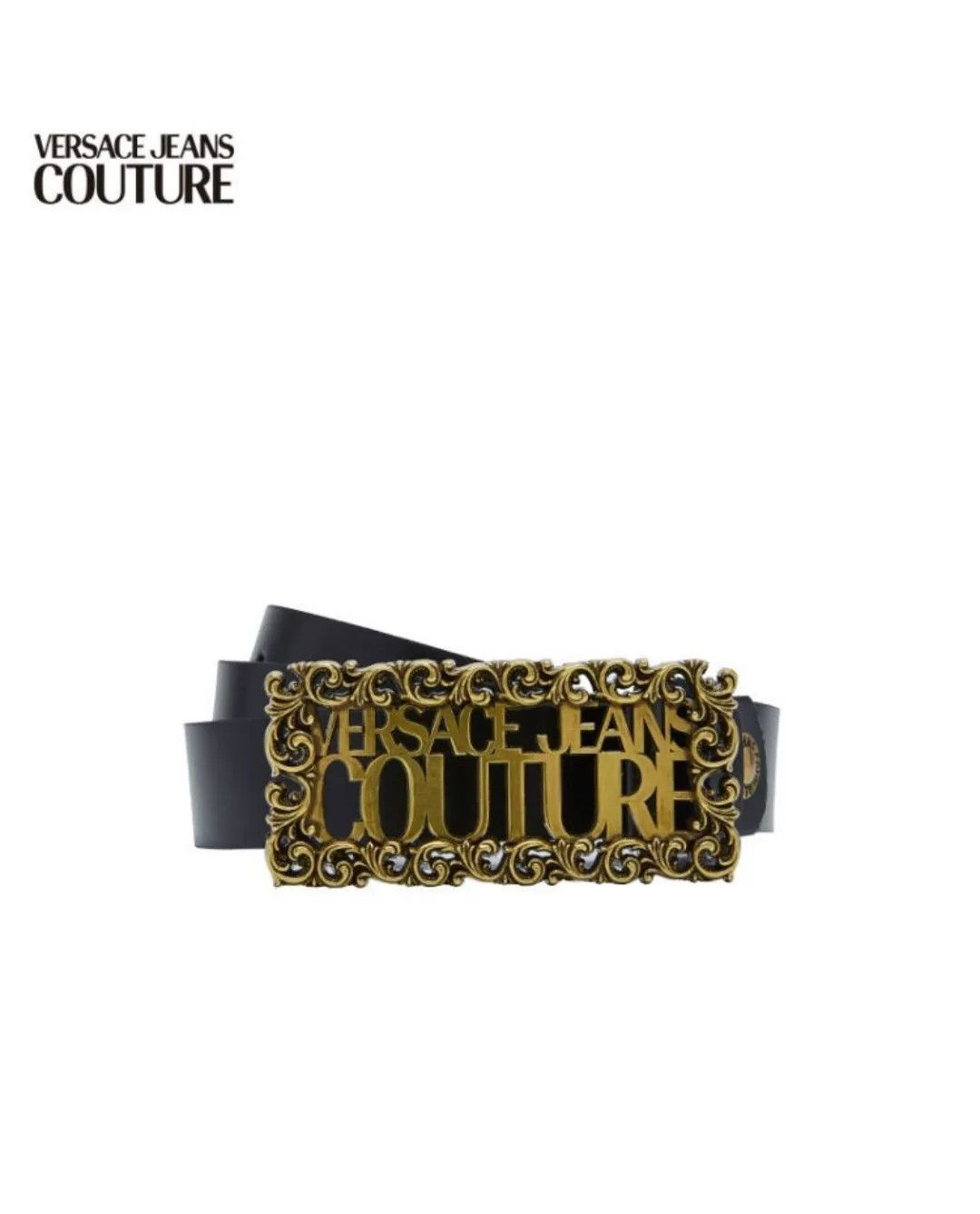 Versace Jeans Couture Versace Jeans Couture Baroque Logo Belt Size ONE SIZE - 1 Thumbnail