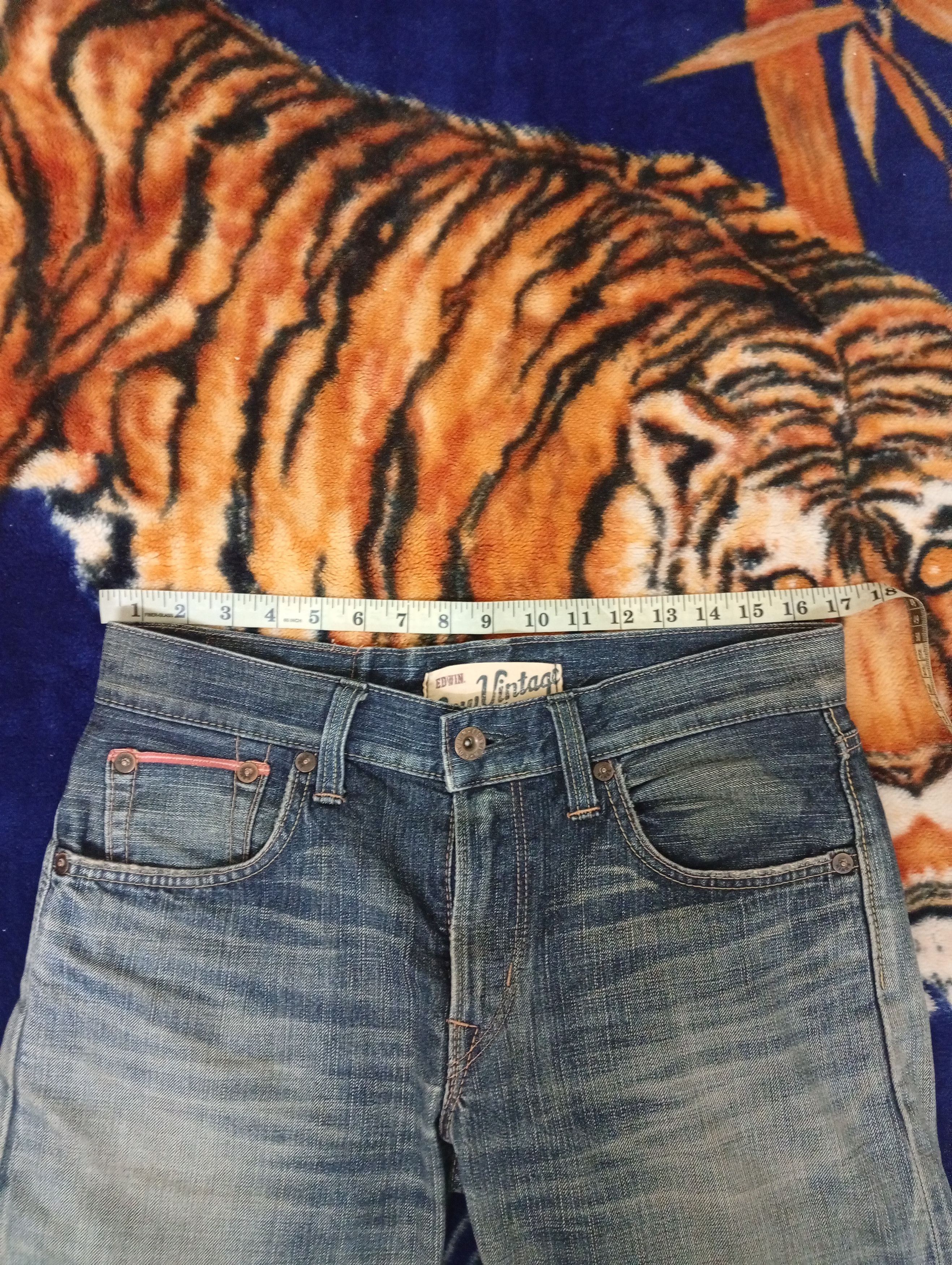 Edwin Edwin Selvedge jeans X vintage X japan brand Size US 33 - 5 Thumbnail