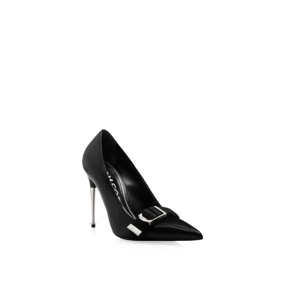 Tom Ford o1loc1c1224 W3309 Hi Heel Pumps in Black Size US 10 / IT 40 - 2 Thumbnail