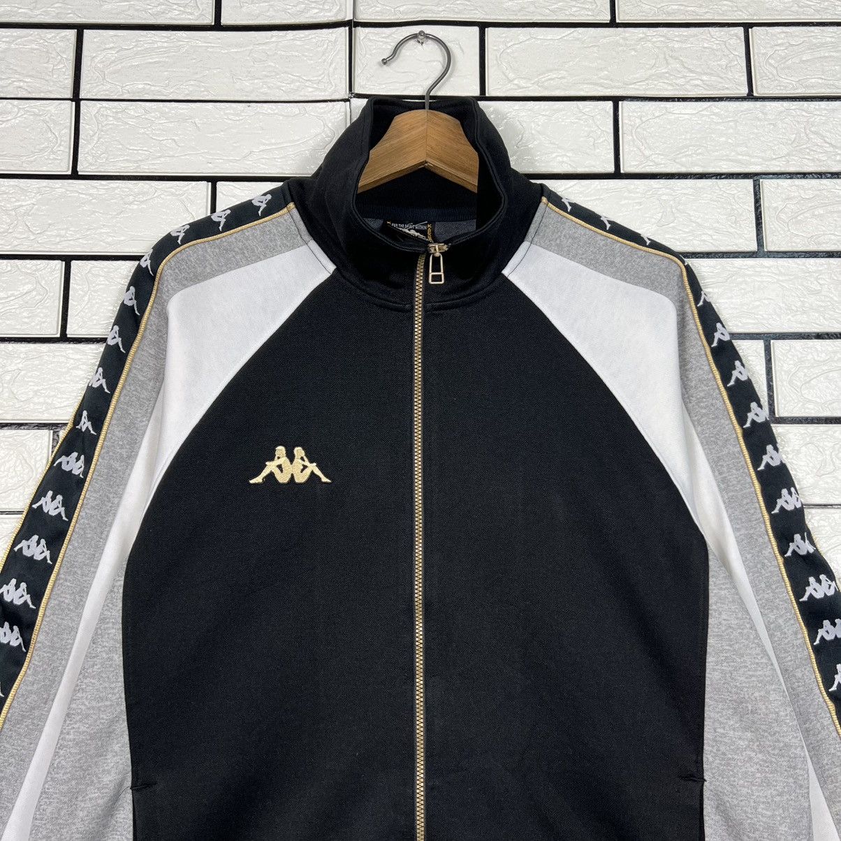Kappa Vintage 90s KAPPA Side Tape Logo Track Top Jacket #3957-C180 Size US M / EU 48-50 / 2 - 2 Thumbnail