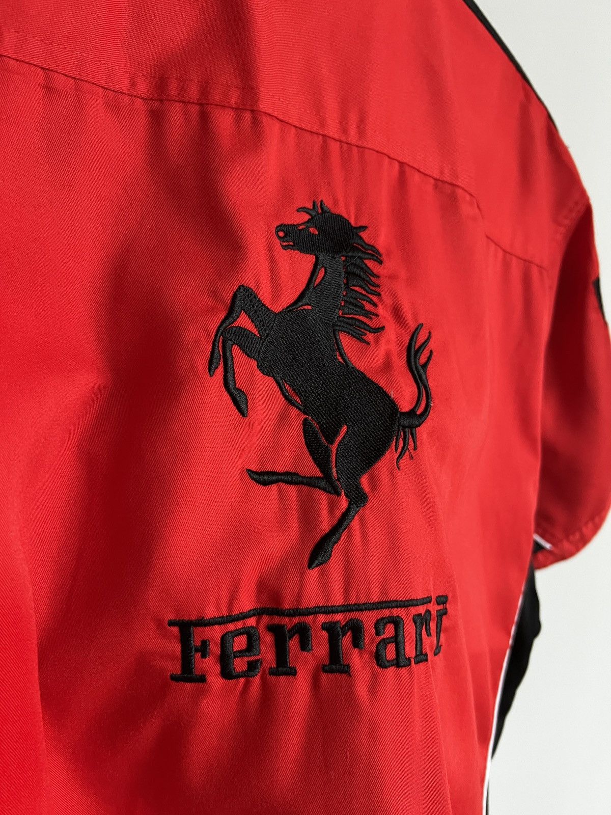 Ferrari Vintage Ferrari 1996 Scuderia F1 Racing Retro Button Shirt Size US XL / EU 56 / 4 - 13 Thumbnail