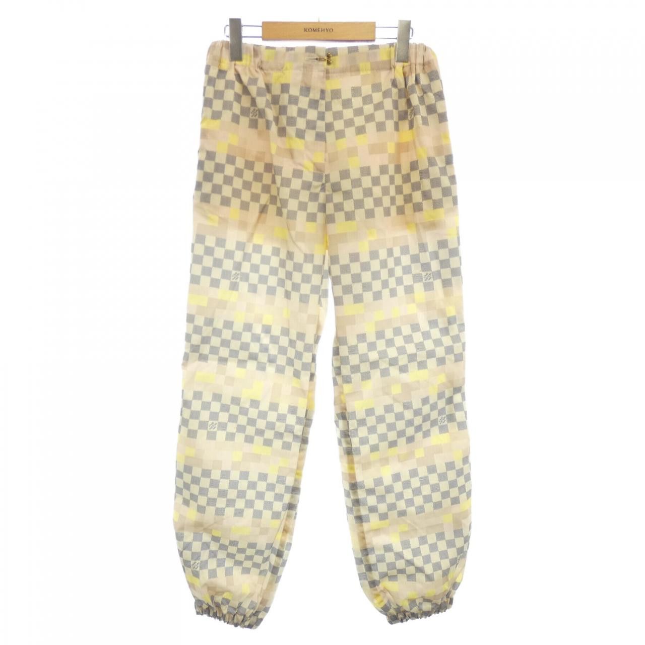Louis Vuitton Louis Vuitton Louis Vuitton Pixel Damier Jogging Pants Textile Pants FNPA23PY4 DUTY FREE for USA Size ONE SIZE - 1 Thumbnail