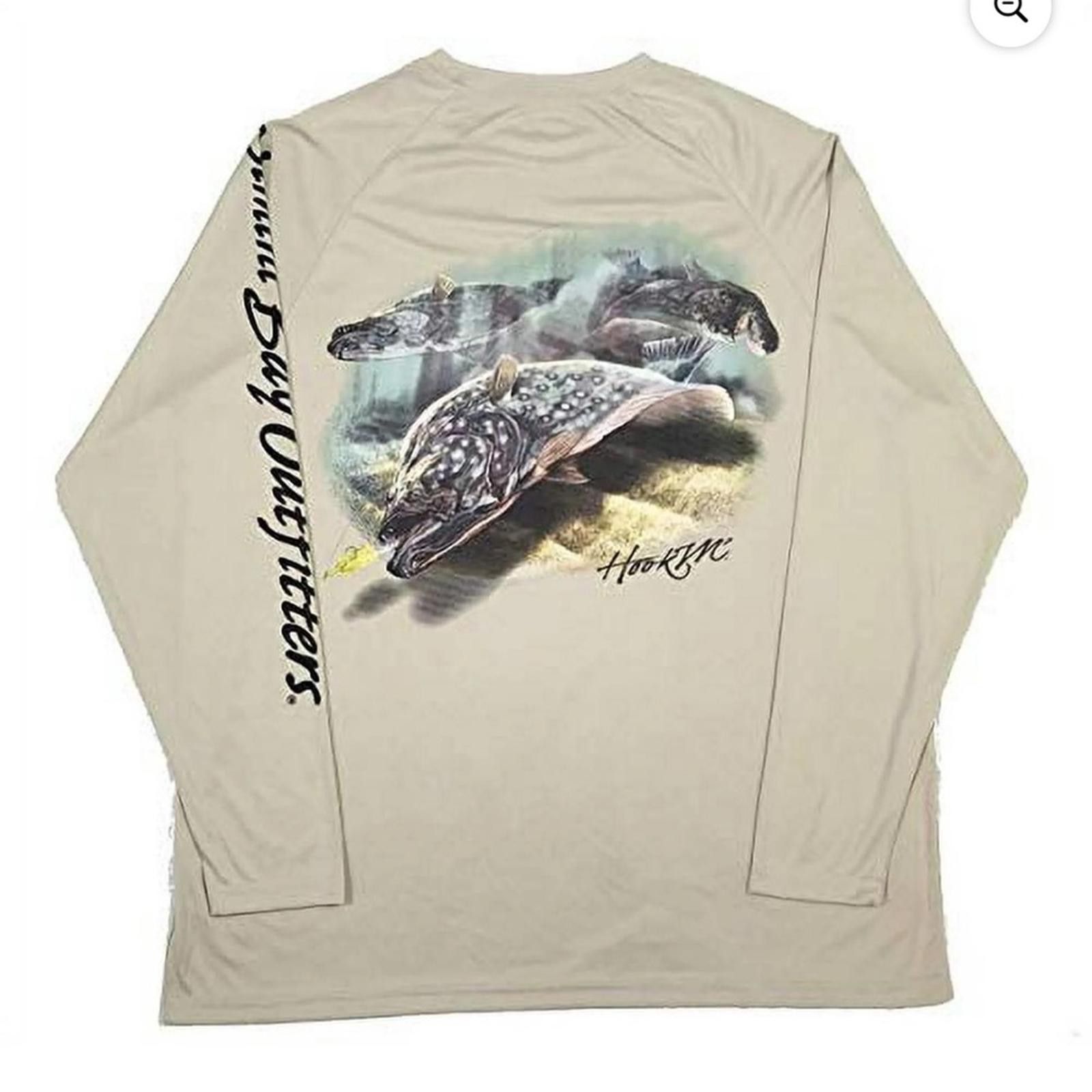 Other Bimini Bay Men’s 3x fishing shirt fluke fish Long Sleeve Size US XXL / EU 58 / 5 - 1 Thumbnail