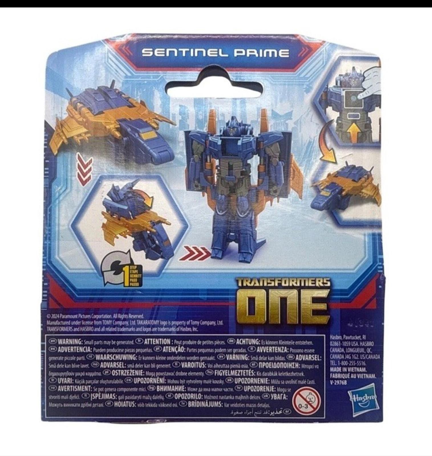 Other Transformers One Cog Changer Sentinal Prime 4-Inch Robot Size ONE SIZE - 4 Thumbnail