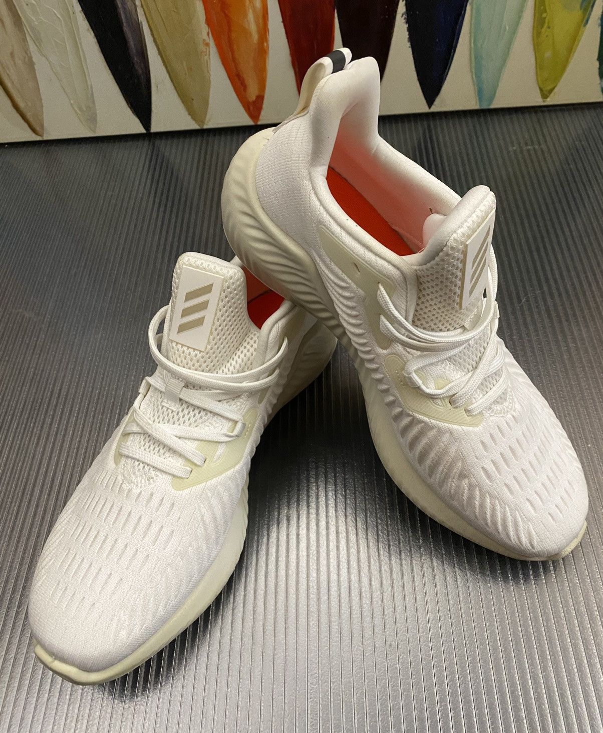 adidas Alphabounce Plus Great White 10 VGC