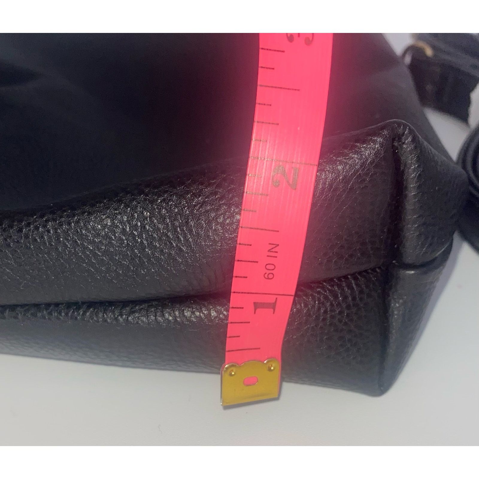 Joya JOY Black Pebbled Leather Adjustable Crossbody Size ONE SIZE - 14 Thumbnail