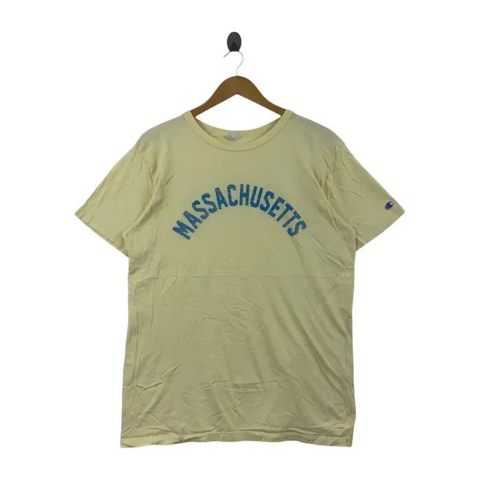 Champion Vintage CHAMPION MASSACHUSETTS UNIVERSITY Tee Shirt Size XL / US 12-14 / IT 48-50 - 1 Thumbnail