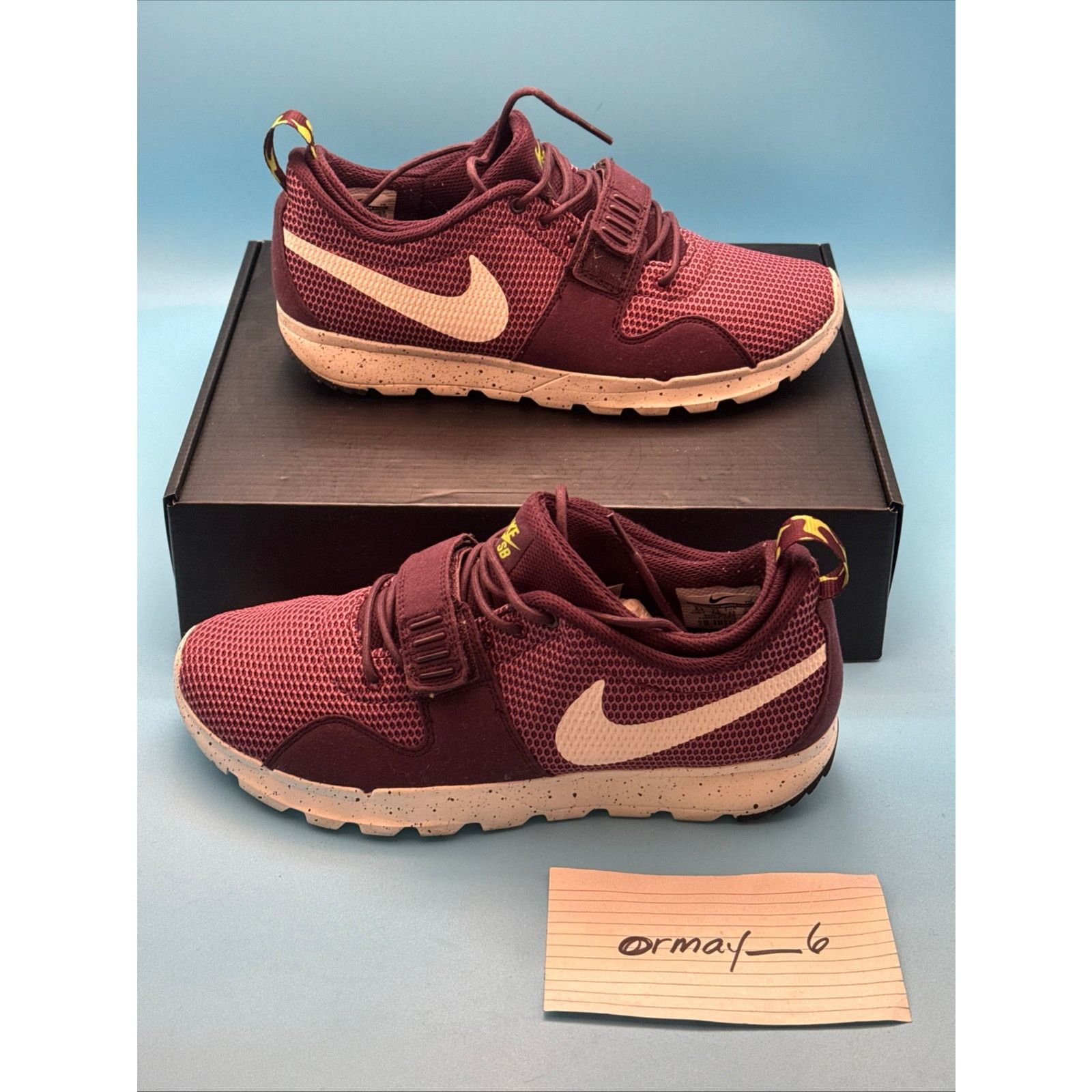 Nike Nike SB Trainerendor 2014 Merlot m8.5 w10 Size US 8.5 / EU 41-42 - 3 Thumbnail