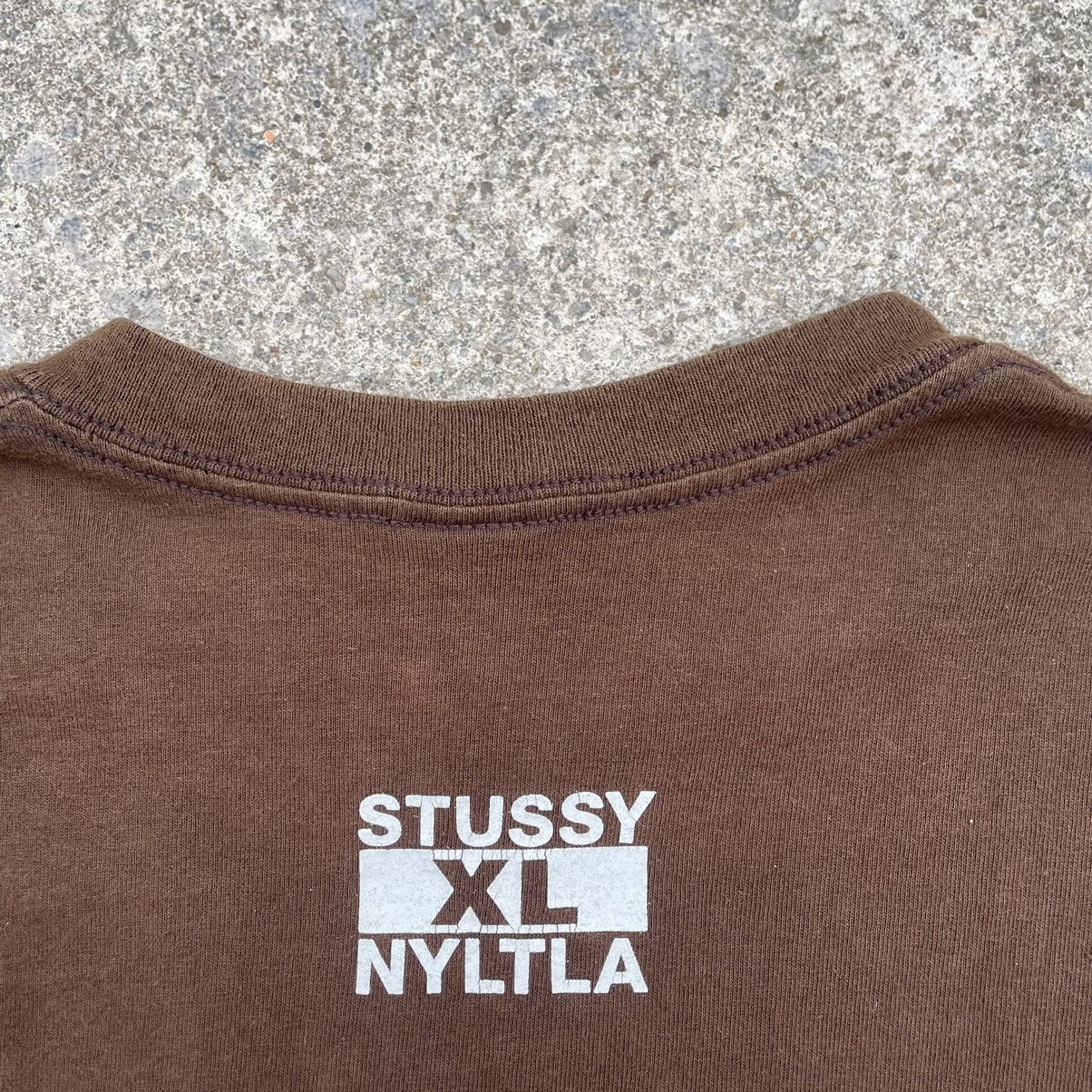 Stussy × Vintage 🔥Trash🔥Vintage 90s STUSSY NYLTLA Single Stitch Sun Faded Tee Size US M / EU 48-50 / 2 - 4 Thumbnail