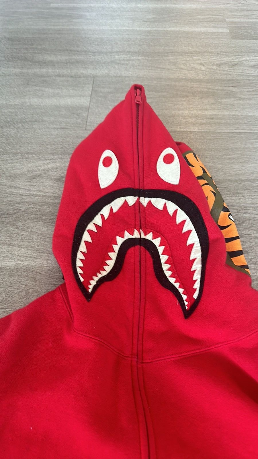 Bape A Bathing Ape Shark Hoodie Size US XL / EU 56 / 4 - 3 Thumbnail