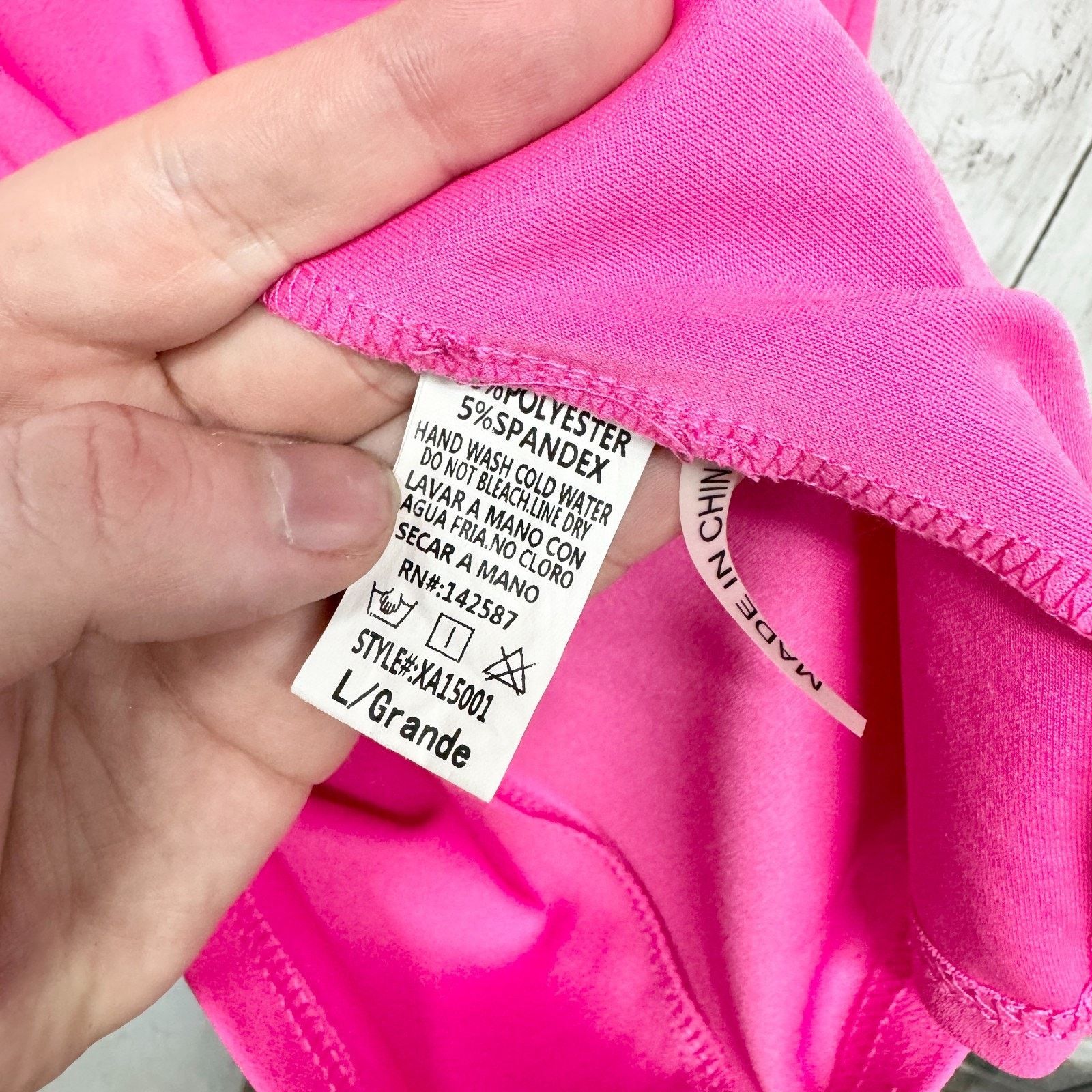 Other Lulus Dress Large Barbie Pink V-Neck Wrap Sleeveless Mini Size L / US 10 / IT 46 - 3 Thumbnail