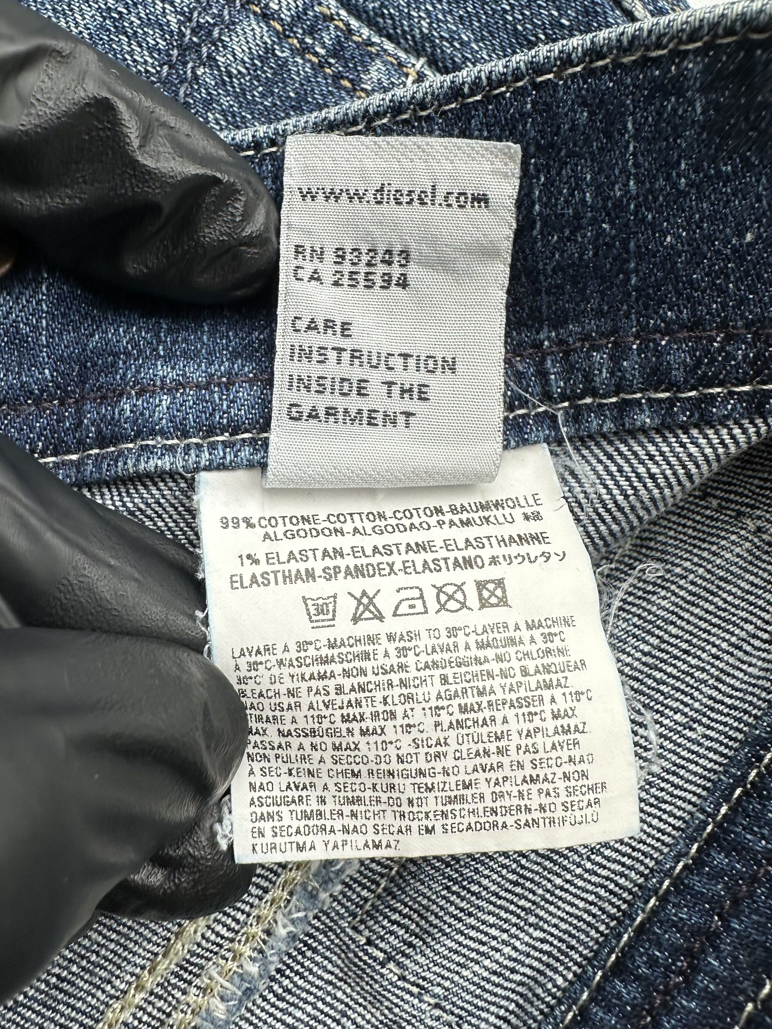 Diesel Diesel Vintage Mini Skirt (B113) Size 29" - 7 Thumbnail