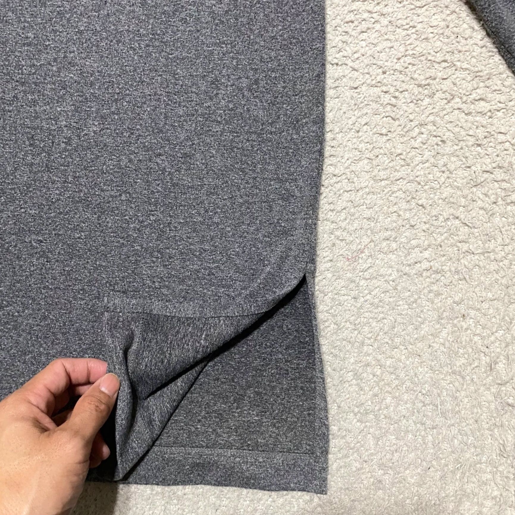 Vintage L.L. Bean Womens Cardigan Sweater Solid Gray V-Neck Button Up Lightweight Regular Size M Size M / US 6-8 / IT 42-44 - 6 Thumbnail