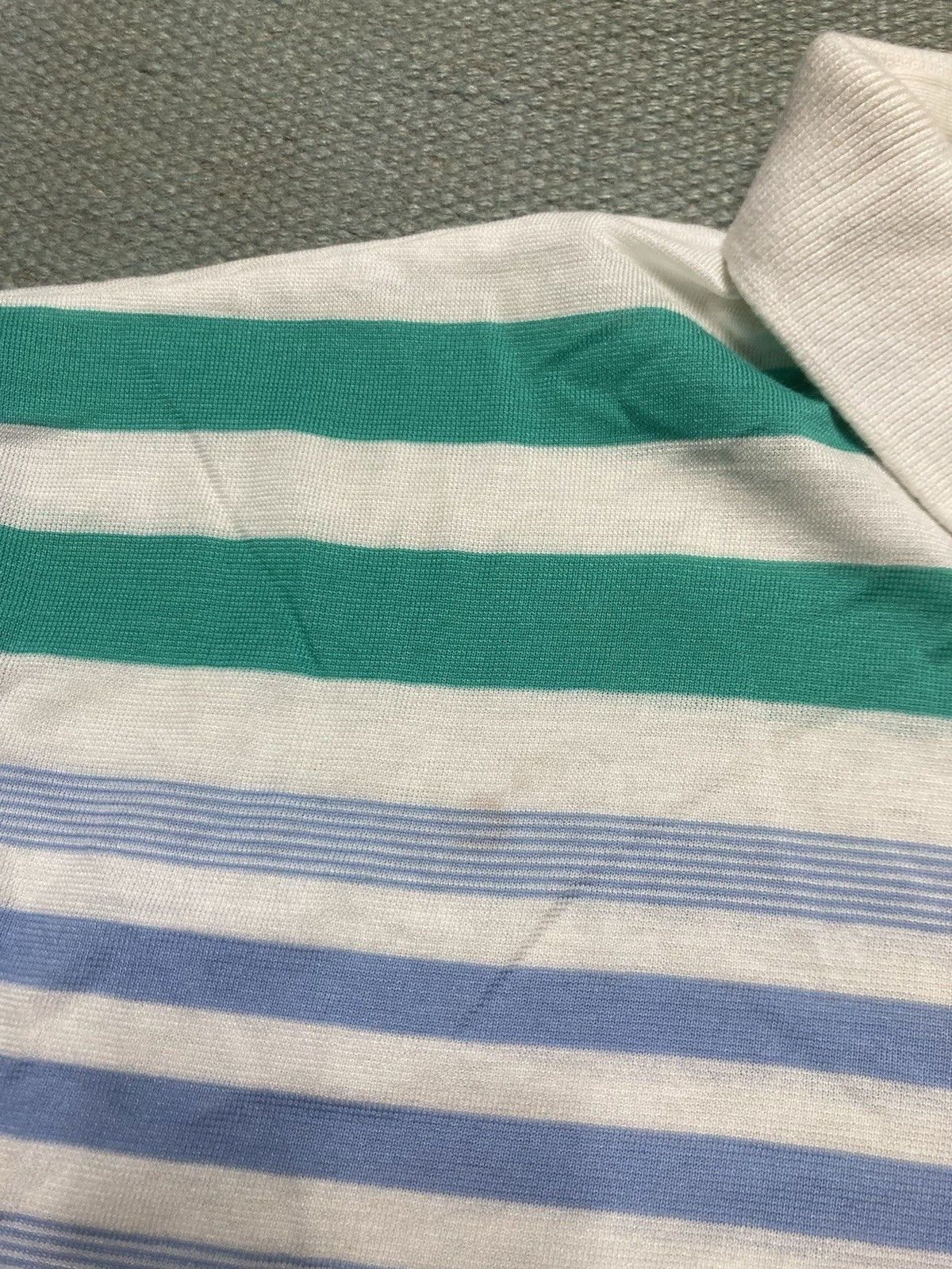 Vintage Vintage 80s polo shirt striped soft golf Van Heusen large Size US L / EU 52-54 / 3 - 5 Thumbnail