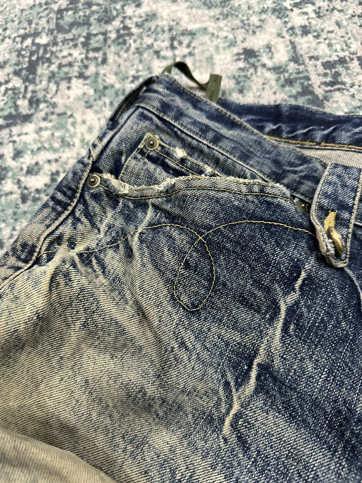 Marithe + Francois Girbaud Marithe+ Francois Girbaud X Full Metal Jacket Denim Pants Size US 30 / EU 46 - 8 Thumbnail