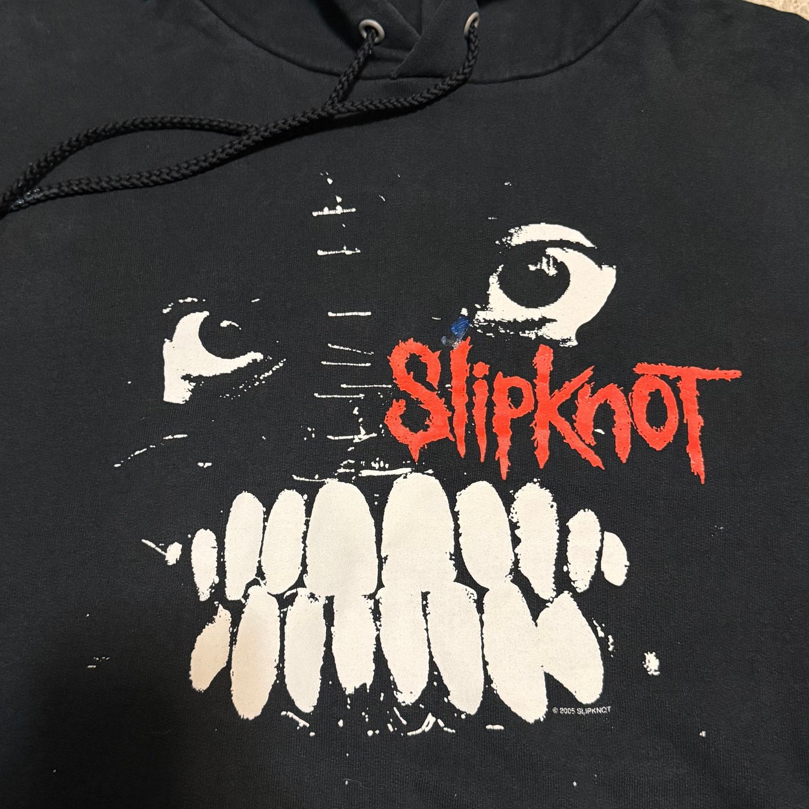 Hanes 2005 Slipknot Maggot Face Hoodie Large Distressed Nu Metal Size US L / EU 52-54 / 3 - 2 Thumbnail