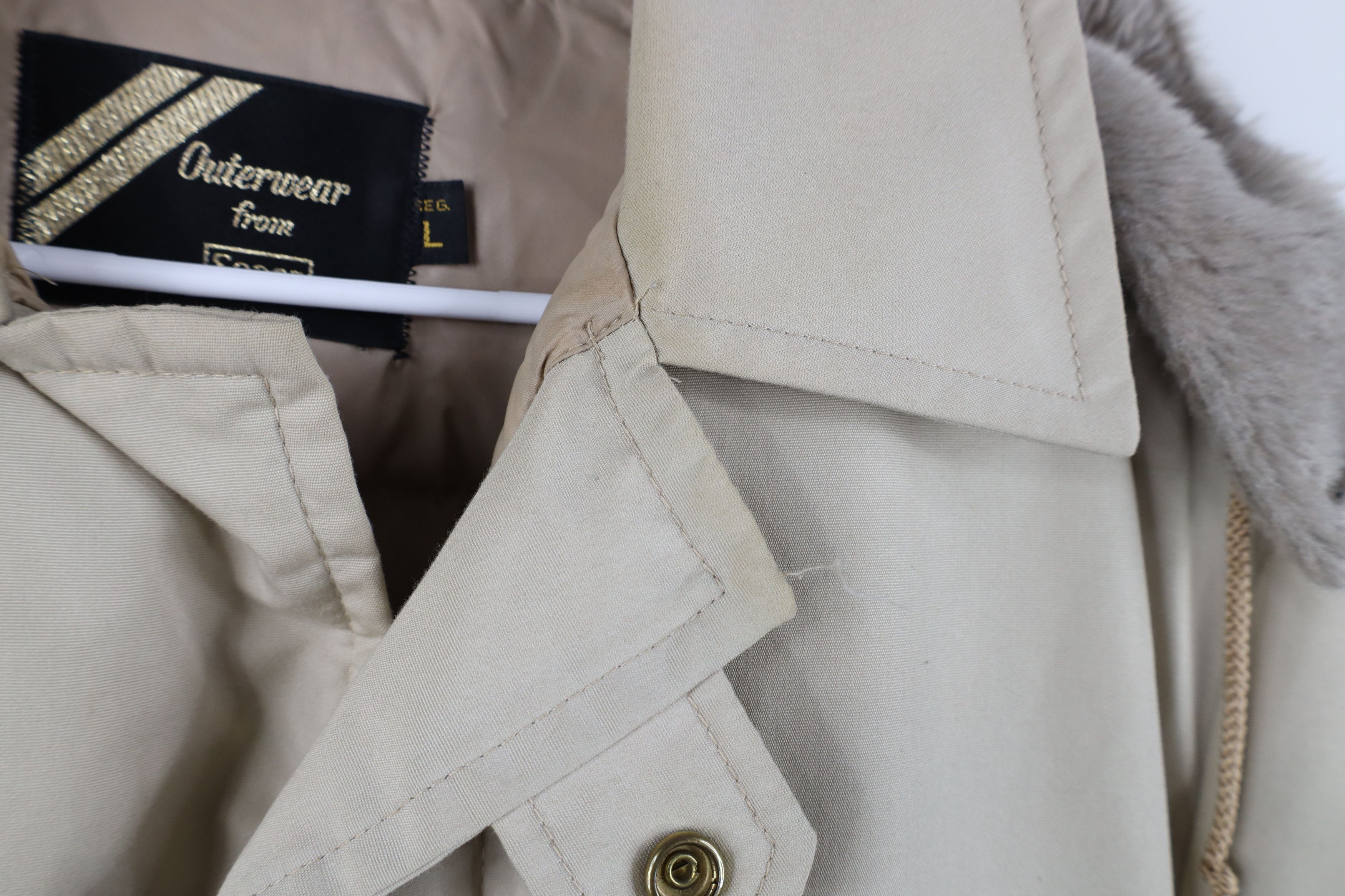 Vintage Vintage 70s Streetwear Belted Duck Down Puffer Trench Coat Size US L / EU 52-54 / 3 - 7 Thumbnail