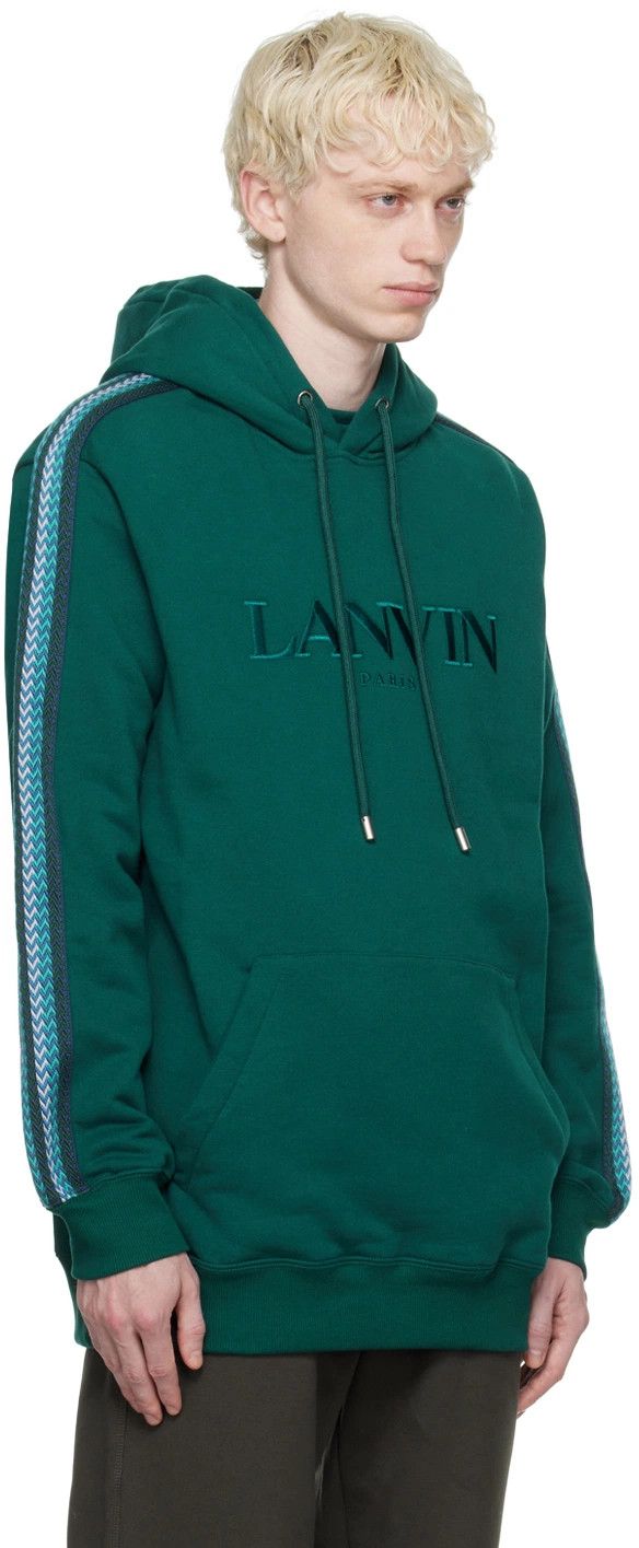 Lanvin o1y0225 Hoodie in Emerald Green Size US XL / EU 56 / 4 - 2 Thumbnail