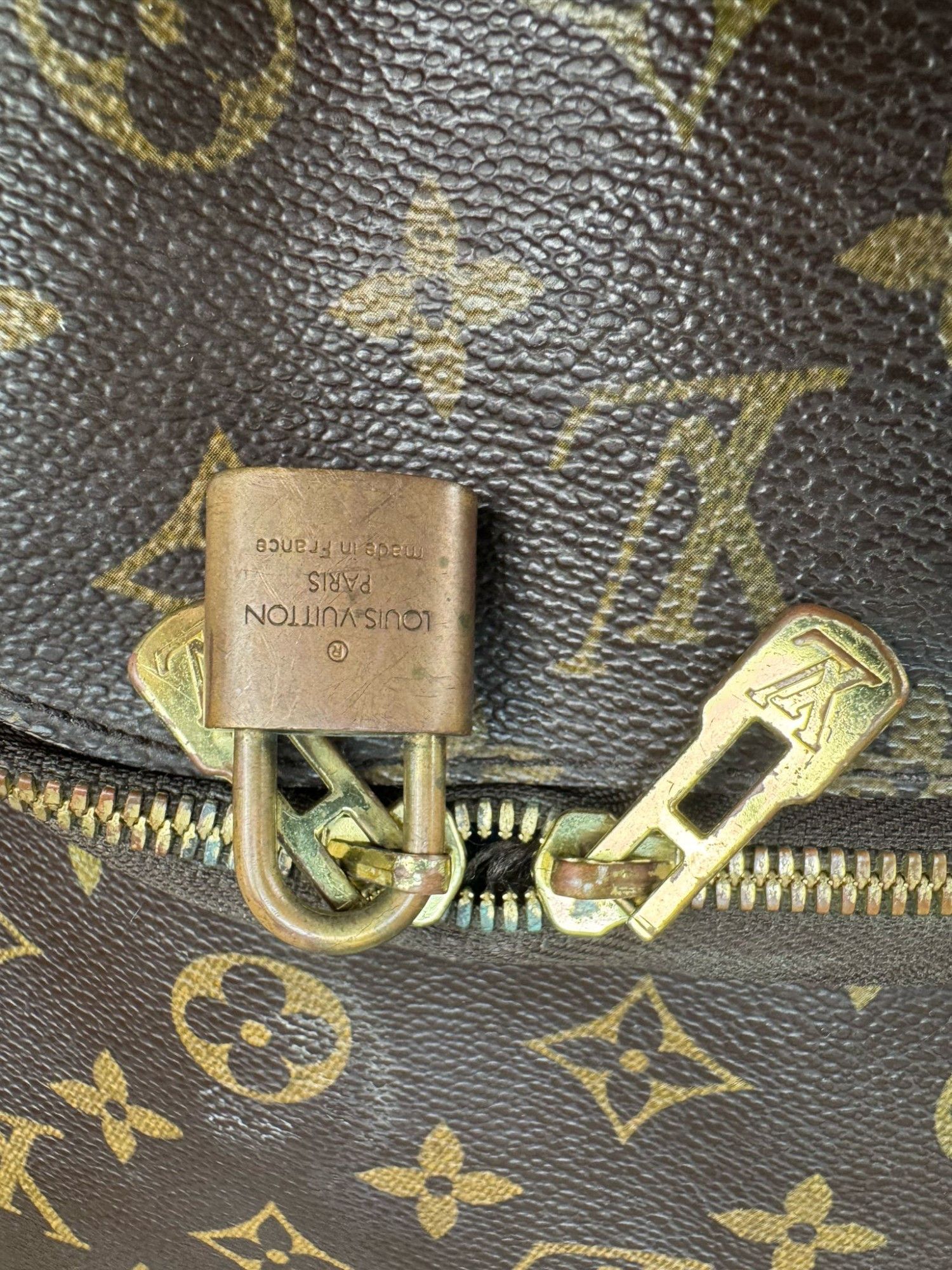Louis Vuitton Louis Vuitton - Evasion Handbag Leather Vintage Monogram Size ONE SIZE - 8 Thumbnail