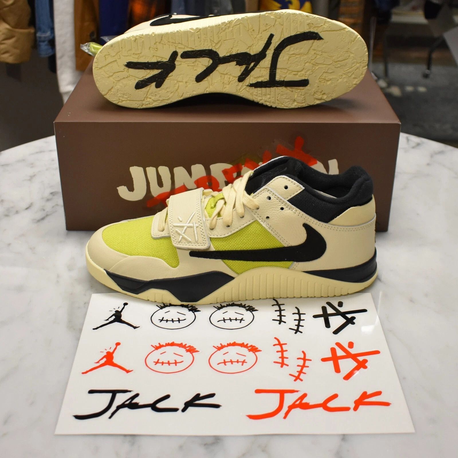 Jordan Brand × Nike × Travis Scott Nike Travis Scott Jordan Jumpman Jack TR Cactus Muslin Size US 10 / EU 43 - 1 Thumbnail