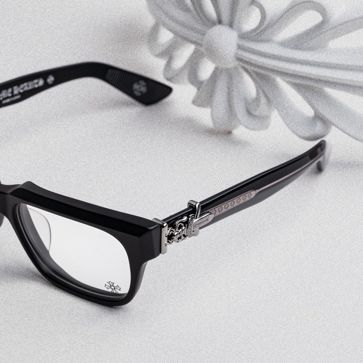 Chrome Hearts CHROME HEARTS VAGILLIONAIRE I MATTE BLACK GLASSES Size ONE SIZE - 3 Thumbnail