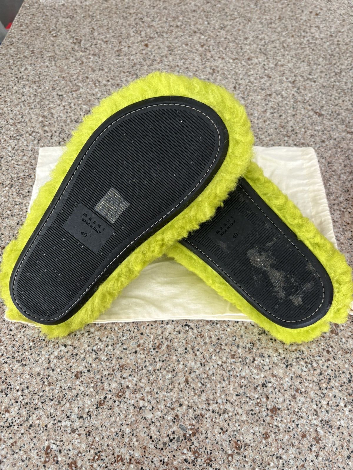 Marni Marni - Fussbet Sabot calf-hair slippers Size US 10 / IT 40 - 7 Thumbnail