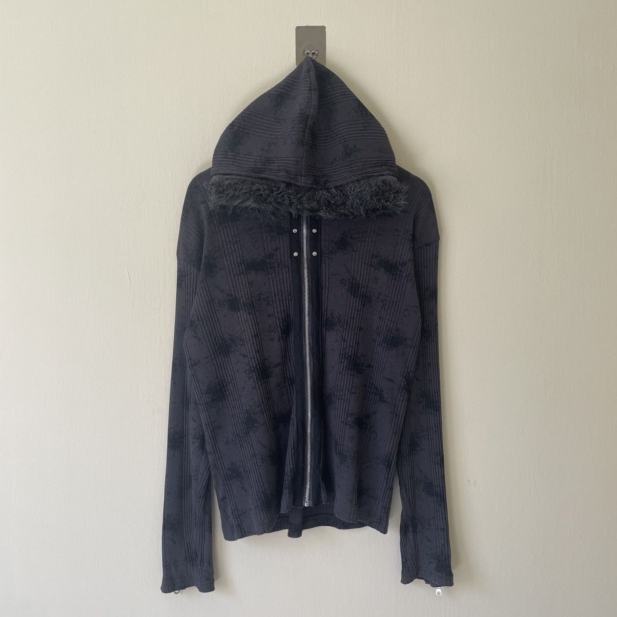 Vintage Beaumere Punk Style Fur Hoodie