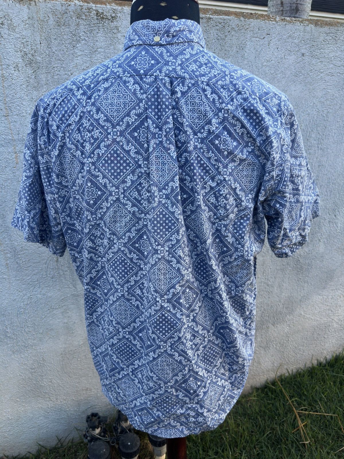Reyn Spooner PreOwned Reyn Spooner Classic Hawaiian Print Blue Men's L Size US L / EU 52-54 / 3 - 2 Thumbnail