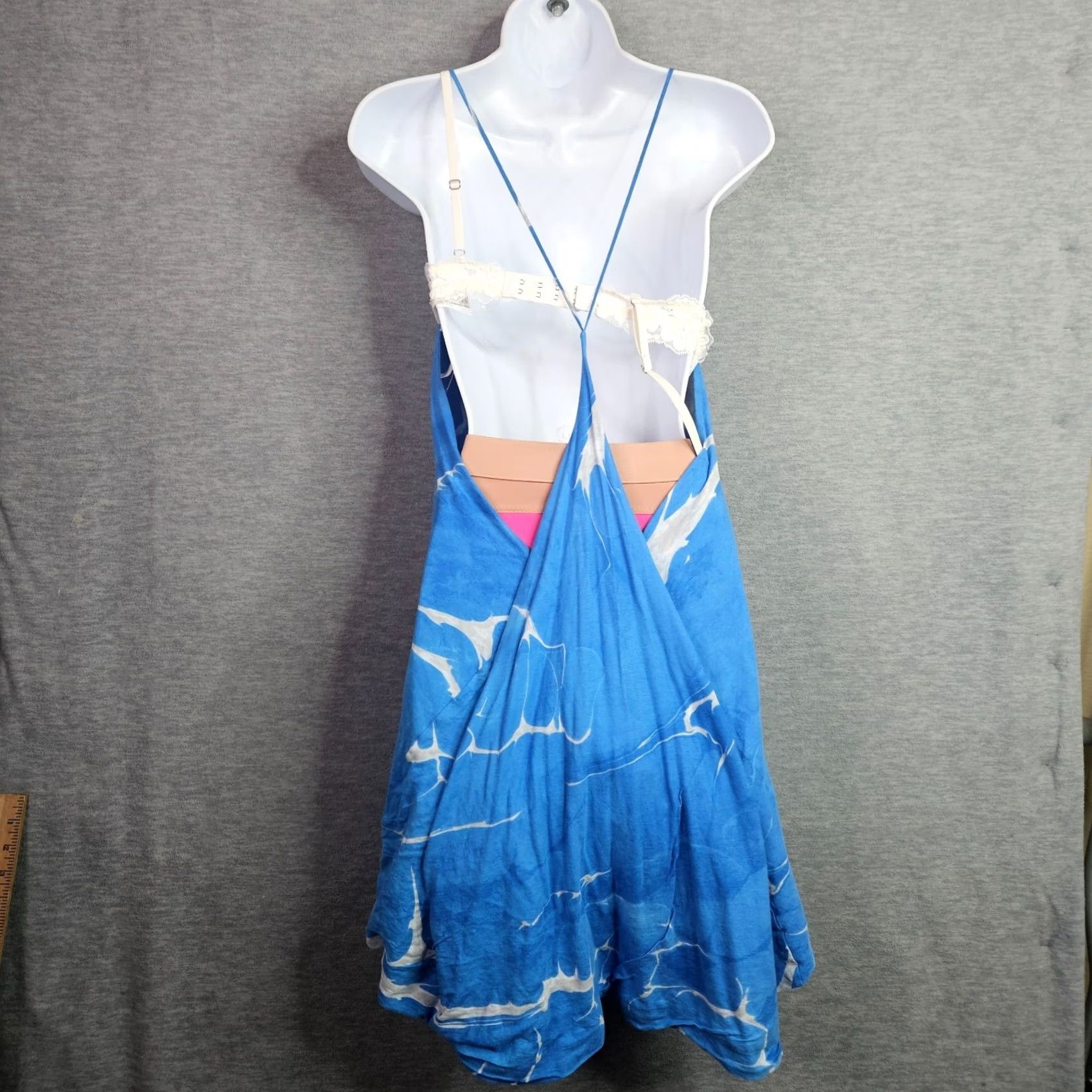 Ralph Lauren Ralph Lauren Blue Tie Dye Cami Tank Top Women XS Sleeveless Strap Tank Top Casual Style Size XS / US 0-2 / IT 36-38 - 2 Thumbnail