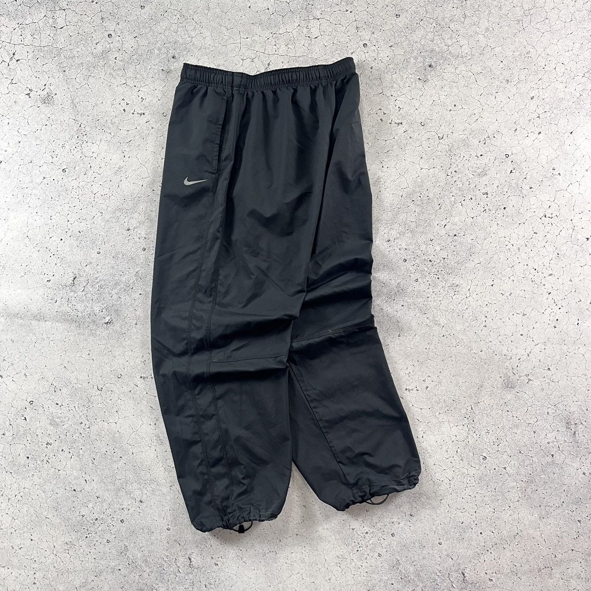 Nike × Vintage Nike Vintage Track Baggy Y2K Drill Streetwear Pants Dri Fit Size US 36 / EU 52 - 13 Thumbnail