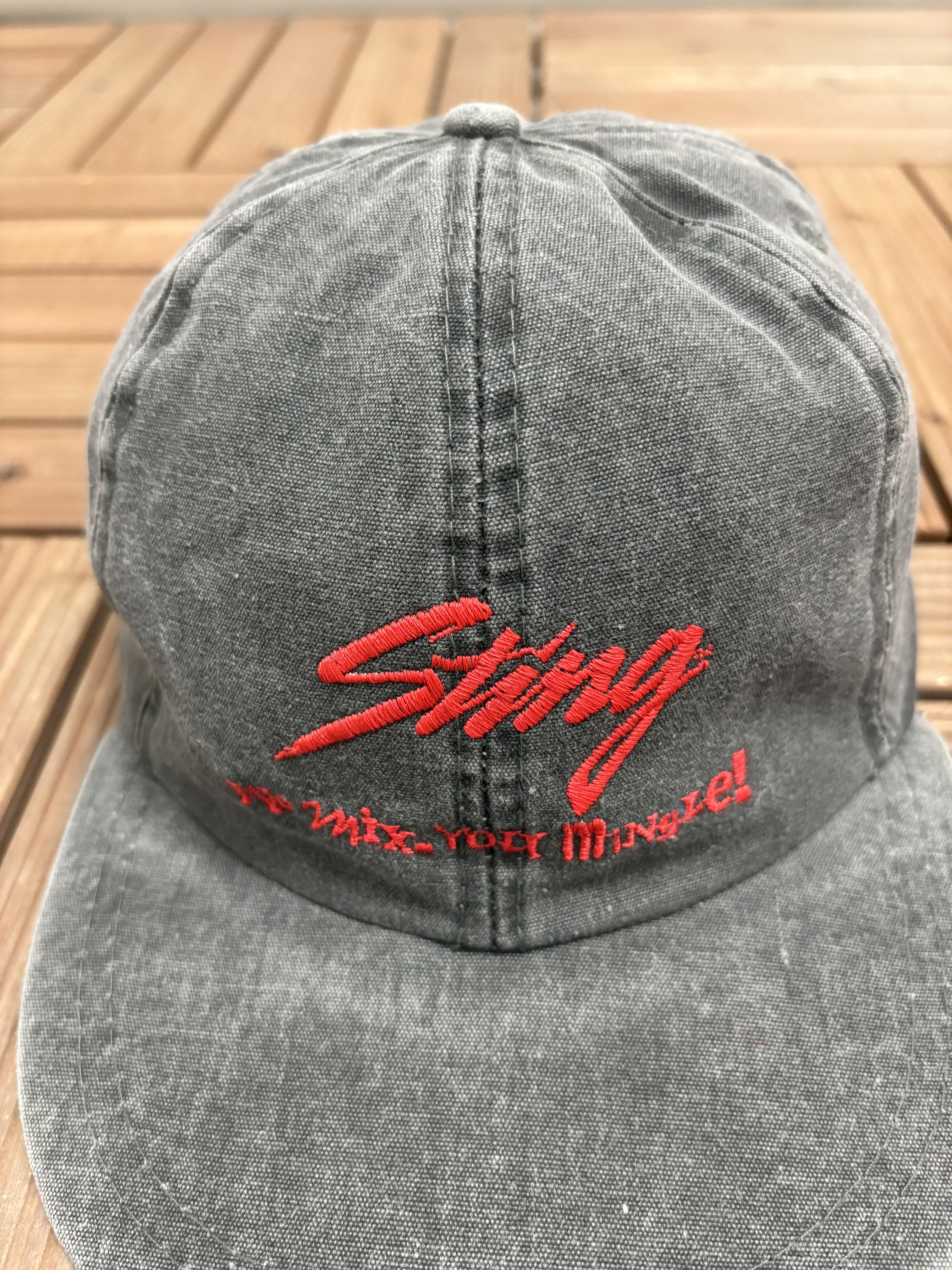 Vintage Sting We Mix, You Mingle! Vintage Grey Hat Cap Size ONE SIZE - 3 Thumbnail