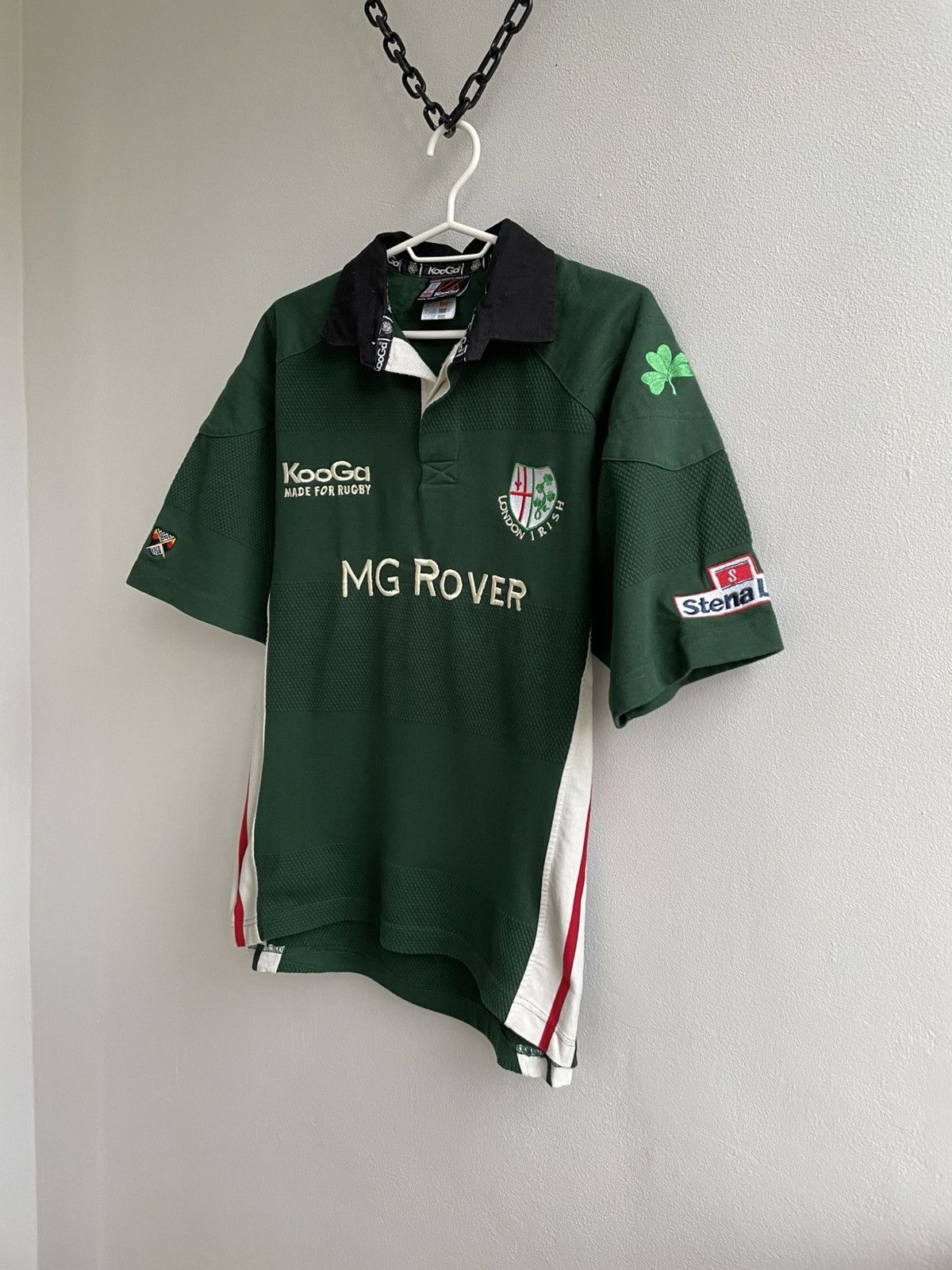 Vintage RARE London Irish Rugby Union Mens Jersey KooGa Shirt Trikot Size US M / EU 48-50 / 2 - 2 Thumbnail