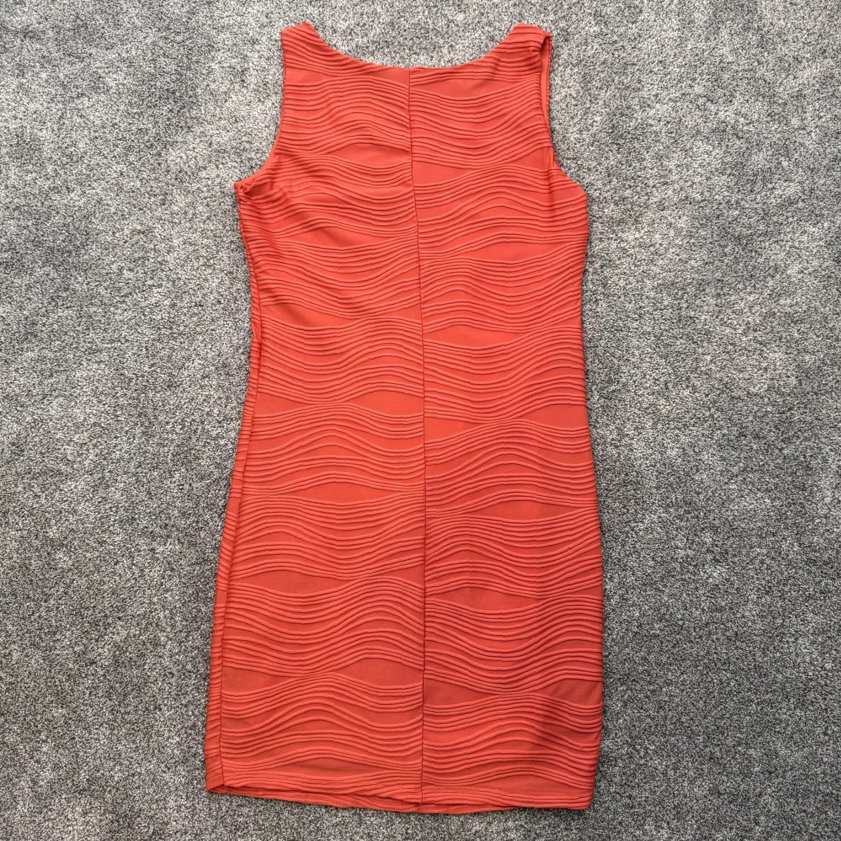 J Brand VINTAGE Slinky Brand Dress M Women Knee Length Pink Bodycon Tank Dress Sleeveless Scoop Neck 90s/2000s Clubwear Going Out Party/Cocktail Size M / US 6-8 / IT 42-44 - 7 Thumbnail