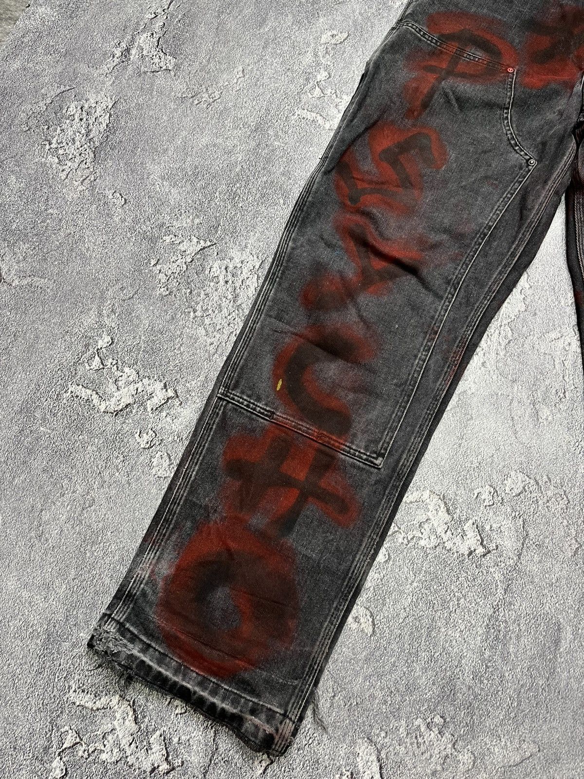 Carhartt Custom Carhartt Denim Anarchy/A$AP carpenter limited edition Size US 32 / EU 48 - 7 Thumbnail