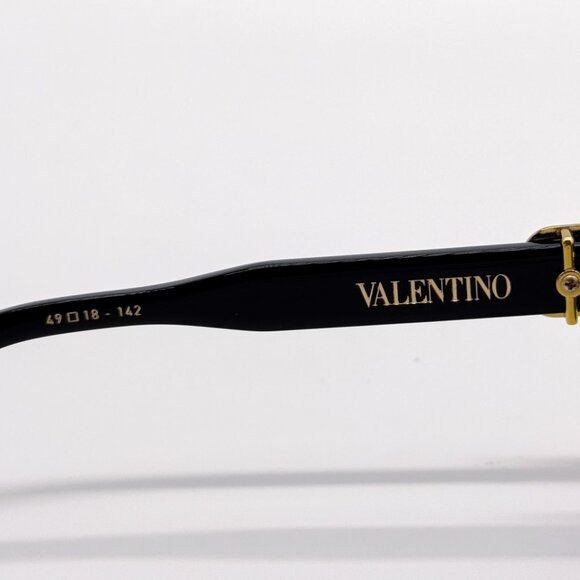 Valentino NEW VALENTINO V-GOLDCUT-II VLS-114A WOMEN BLACK SUNGLASSES Size ONE SIZE - 11 Thumbnail