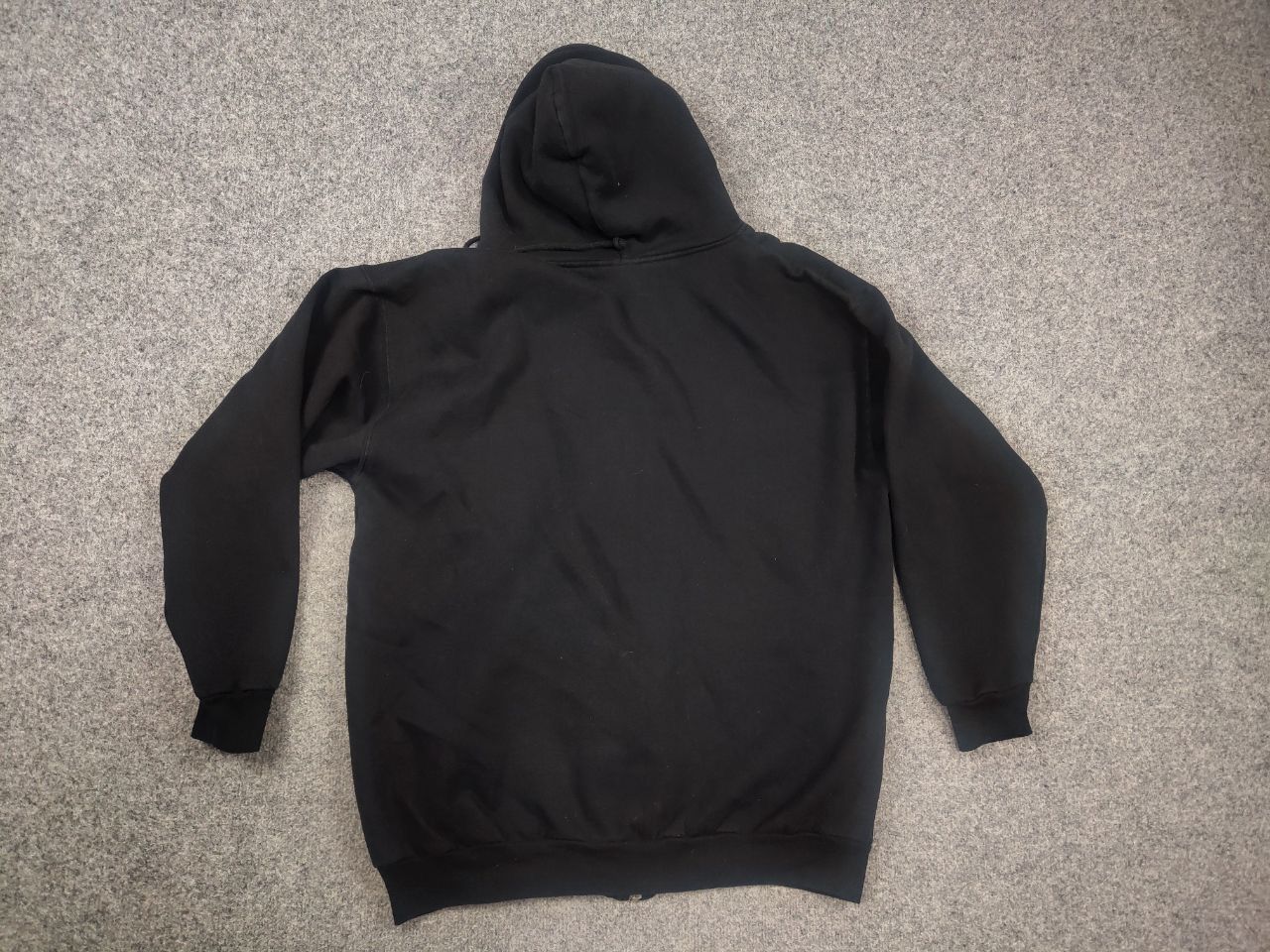 Vintage Vintage Blank zip-up hoodie black square 70s Style Japan LGB Size US XL / EU 56 / 4 - 11 Thumbnail