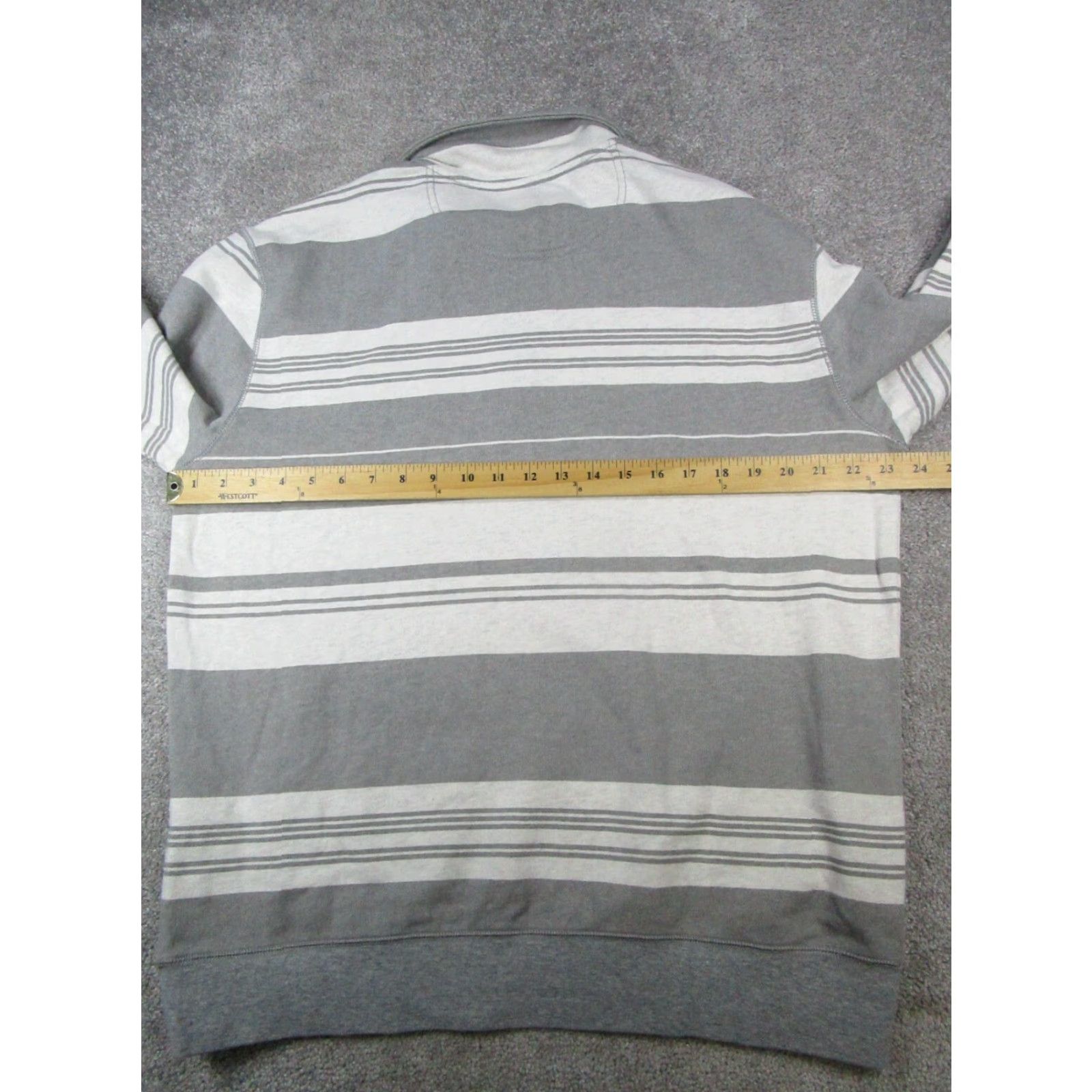Roots Roots Sweater Mens Large Gray Cotton Quarter Zip Knit Pullover Logo Casual Winter Fall Clothing Mens Size US L / EU 52-54 / 3 - 5 Thumbnail
