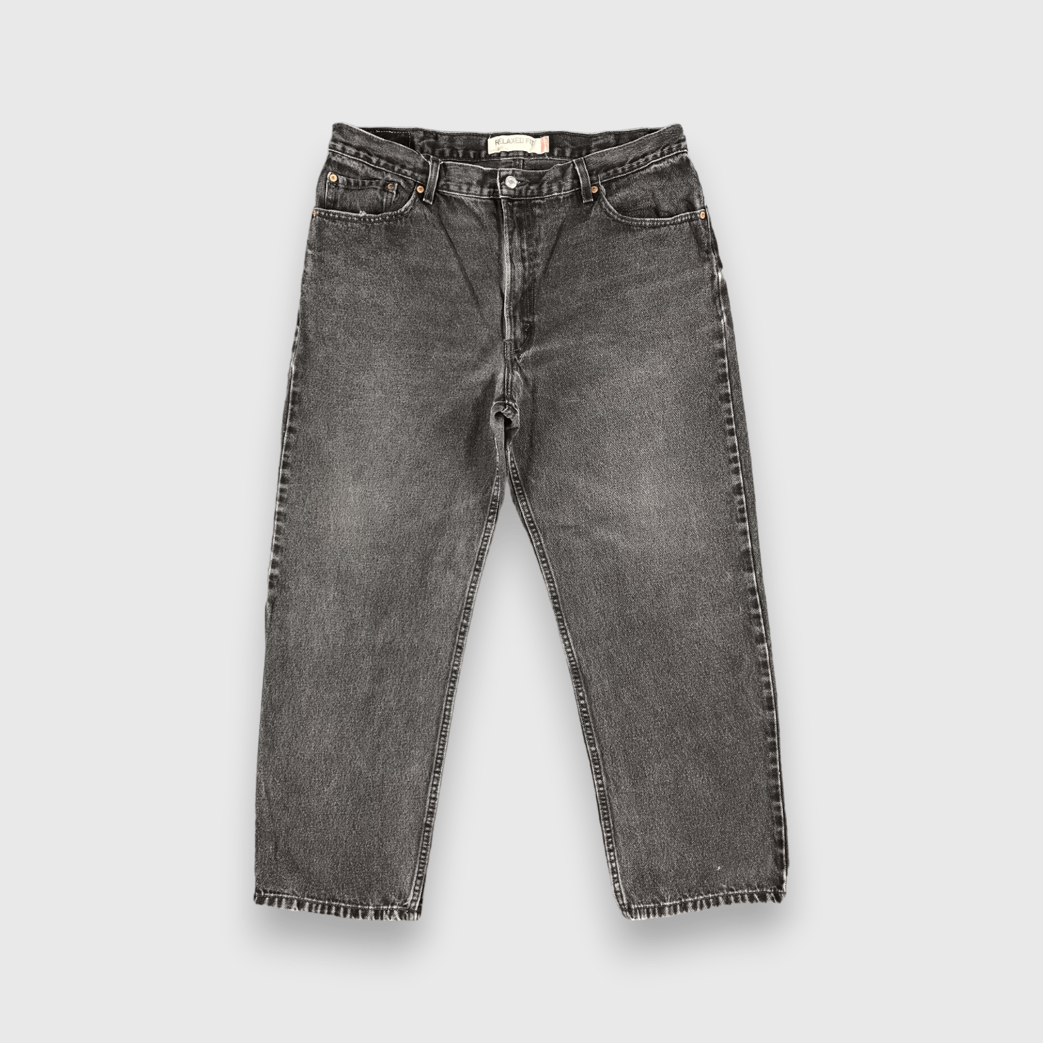 Levi's Vintage Faded Black Levis 550 Jeans-J2530 Size US 39 - 1 Thumbnail