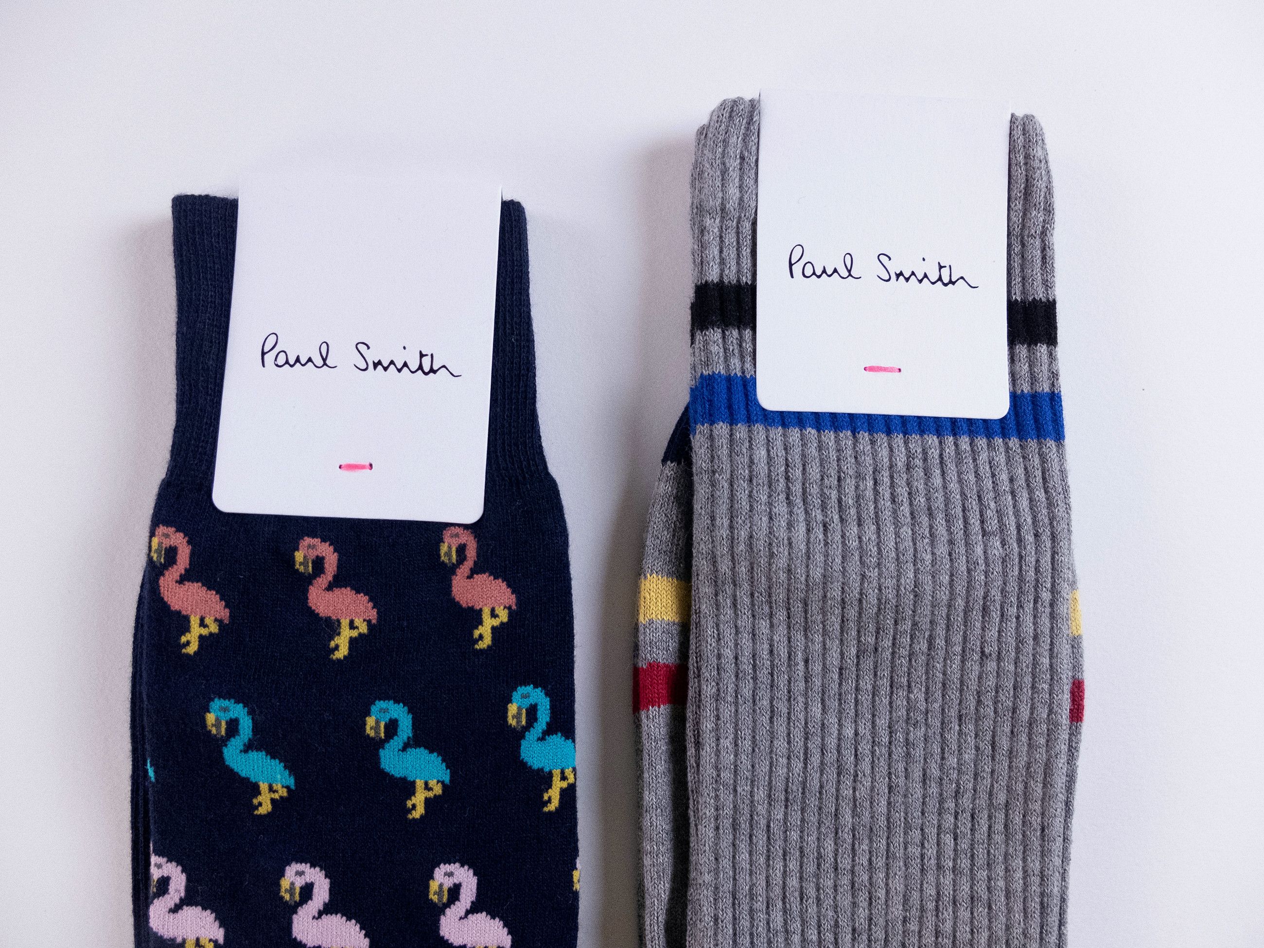 Paul Smith 4 pairs of Paul Smith colorful mid calf cotton blend socks q Size ONE SIZE - 2 Thumbnail