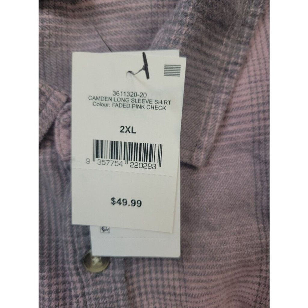 Cotton On Cotton On Long-Sleeve Faded Plaid Shirt Men's. Size XXL. N6 Size US XXL / EU 58 / 5 - 5 Thumbnail