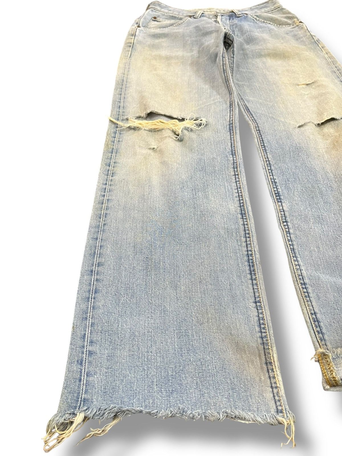 Lee Vintage Lee Riders Selvedge Distressed Denim Size US 29 - 3 Thumbnail