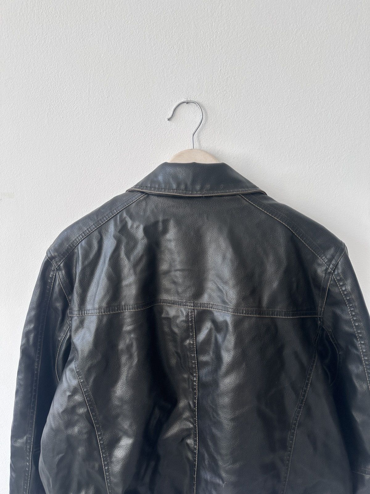 Tommy Hilfiger Tommy Hilfiger Sherpa Lined Faux Leather Bomber Jacket XL Size US XL / EU 56 / 4 - 11 Thumbnail