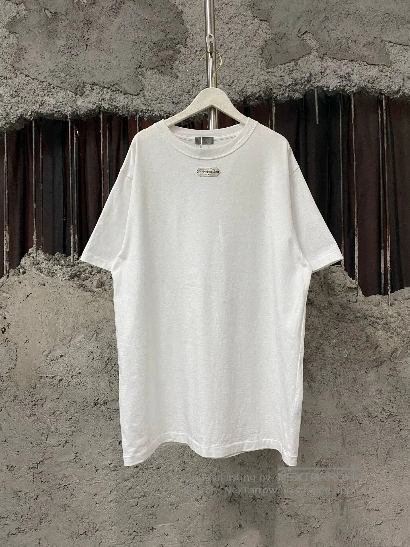 Dior White Short Sleeve T-Shirt.