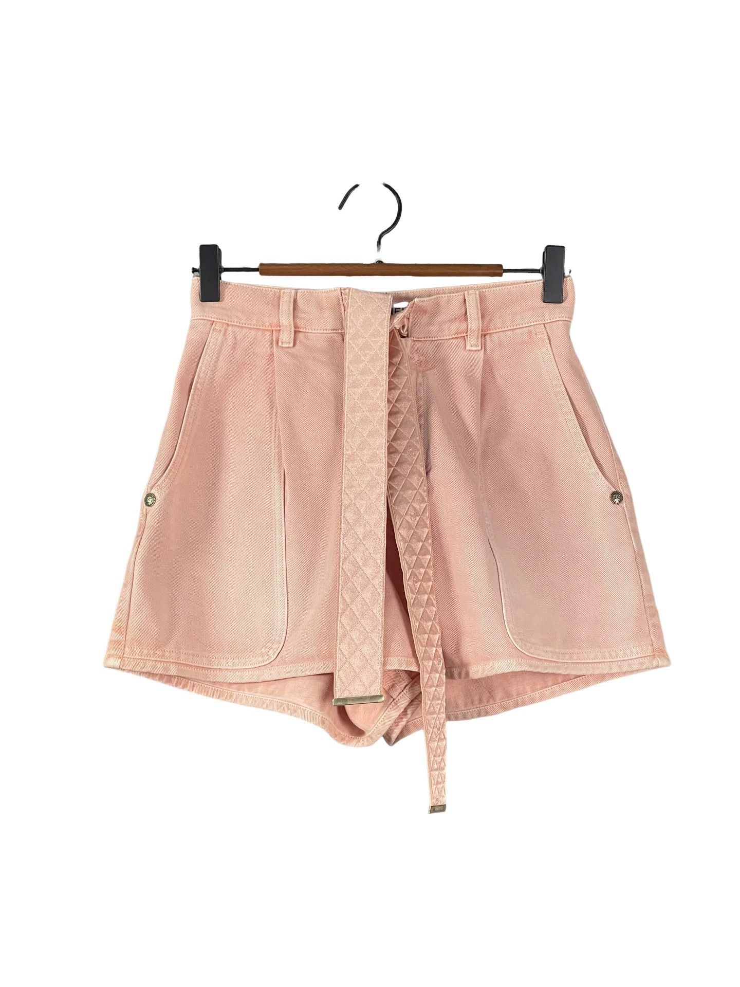 Chanel Chanel Quilted Belt Shorts Size 34 Size 25" / US 0 / IT 36 - 1 Thumbnail