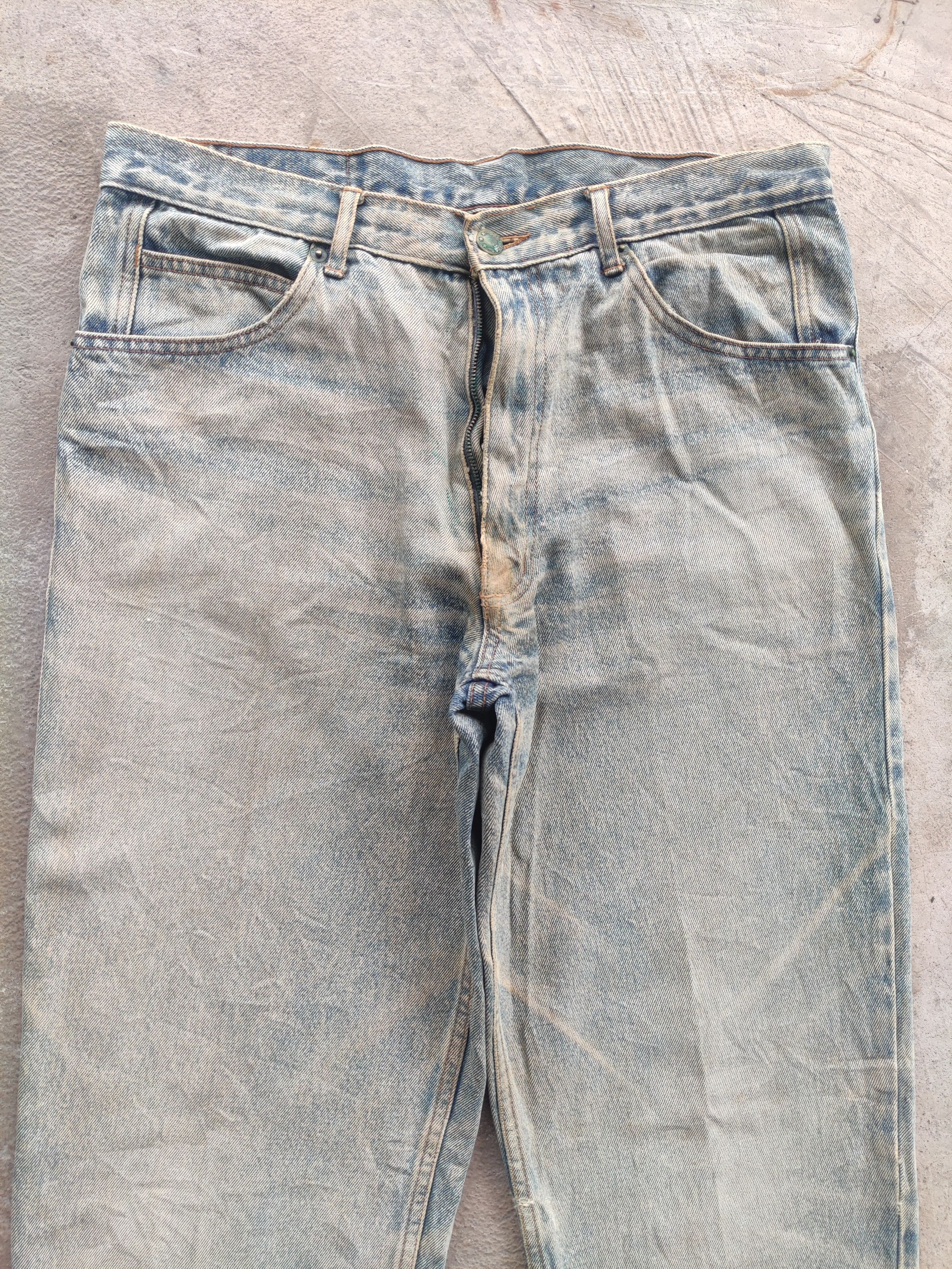 Japanese Brand Vintage Japanese Jean Rusty Distressed Faded Denim Size US 34 / EU 50 - 3 Thumbnail