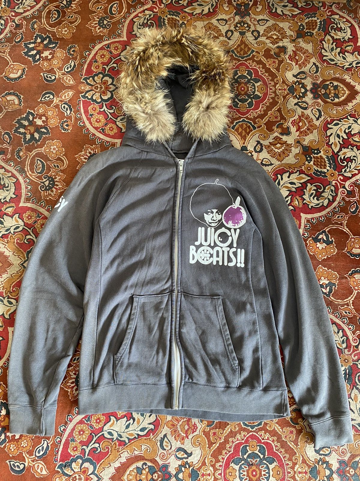 If Six Was Nine × Japanese Brand × Le Grande Bleu (L.G.B.) Fur hoodie juicy beats souls Size US L / EU 52-54 / 3 - 13 Thumbnail