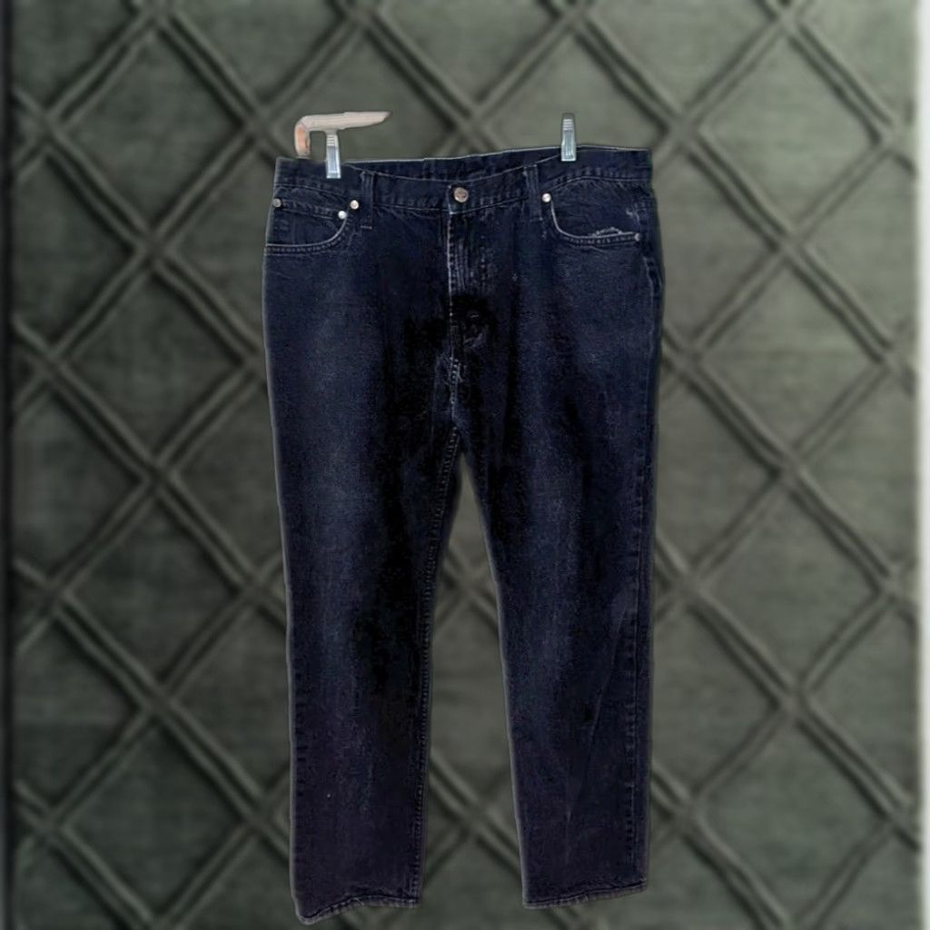 Von Dutch VINTAGE Von Dutch Jeans Men’s 34x27 Black Denim Straight Job Size US 34 / EU 50 - 1 Thumbnail