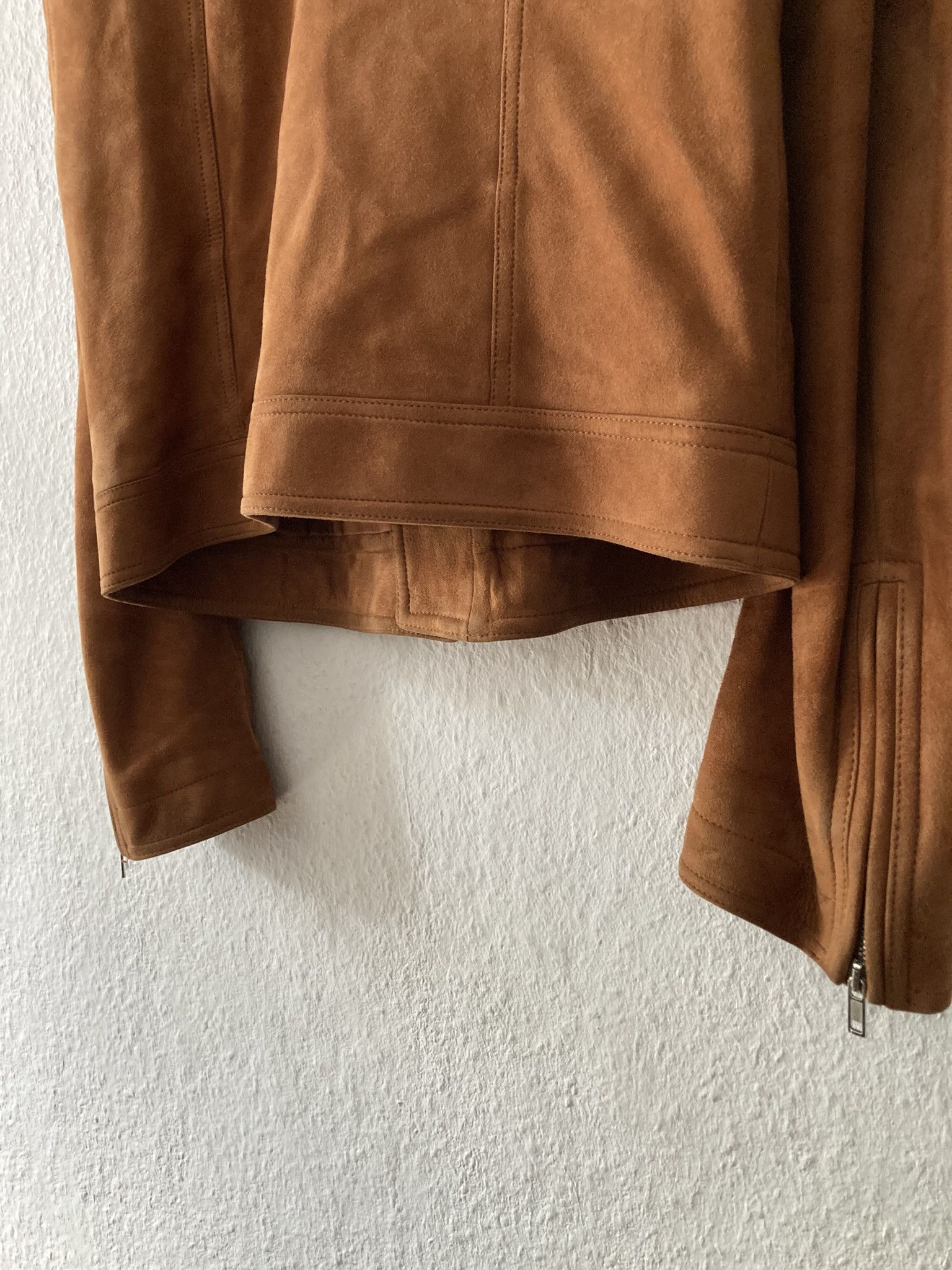 Rick Owens F/W 19 "LARRY" Chain Suede Leather Rotterdam Jacket Size US M / EU 48-50 / 2 - 11 Thumbnail