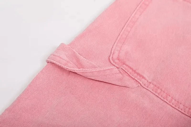 Jean × Vintage Pink street fashion pants y2k Size US 32 / EU 48 - 6 Thumbnail